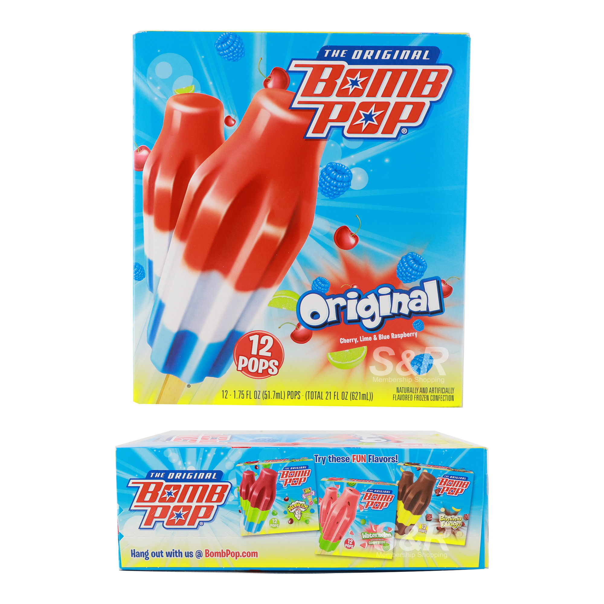 The Original Bomb Pop 12 pops