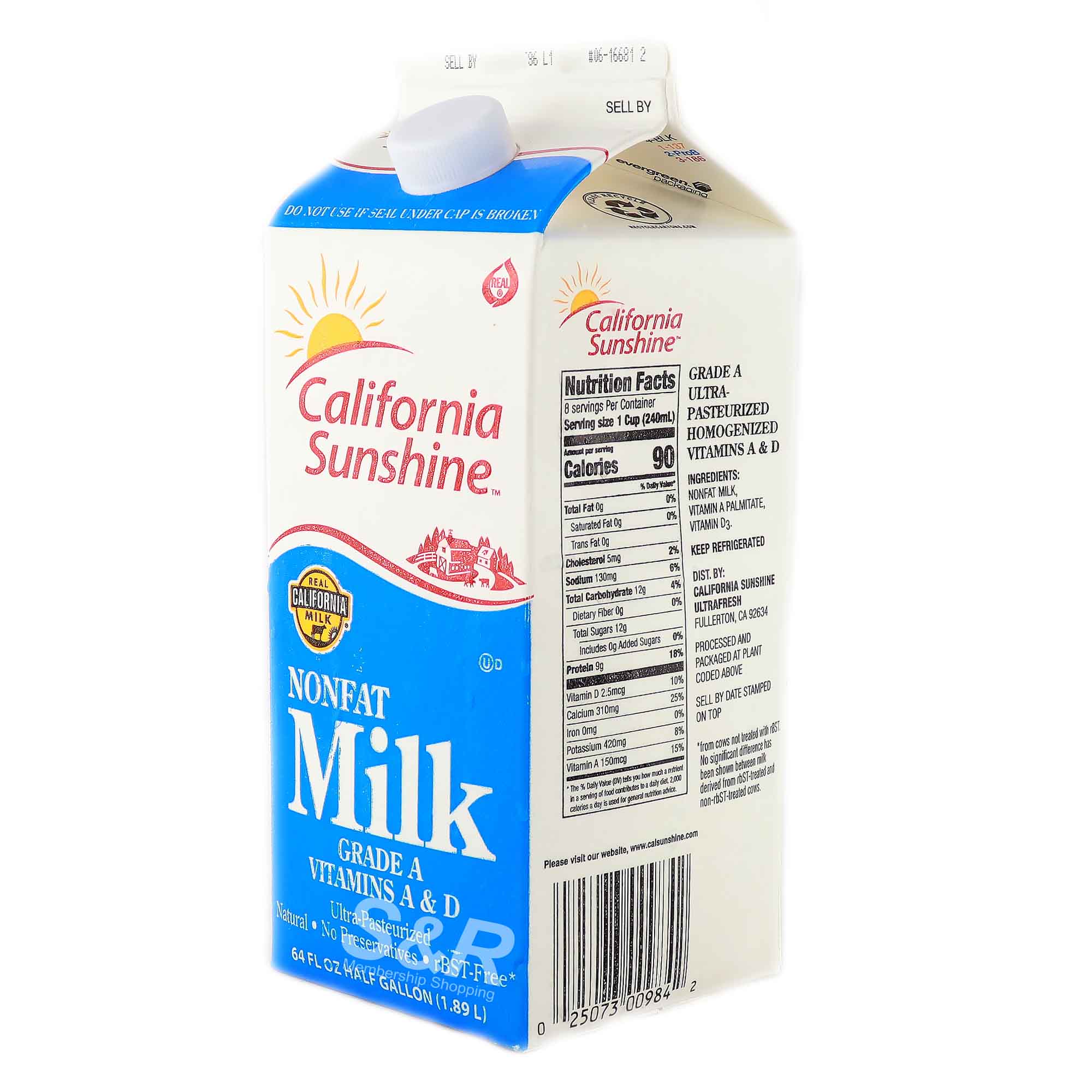 California Sunshine Nonfat Milk