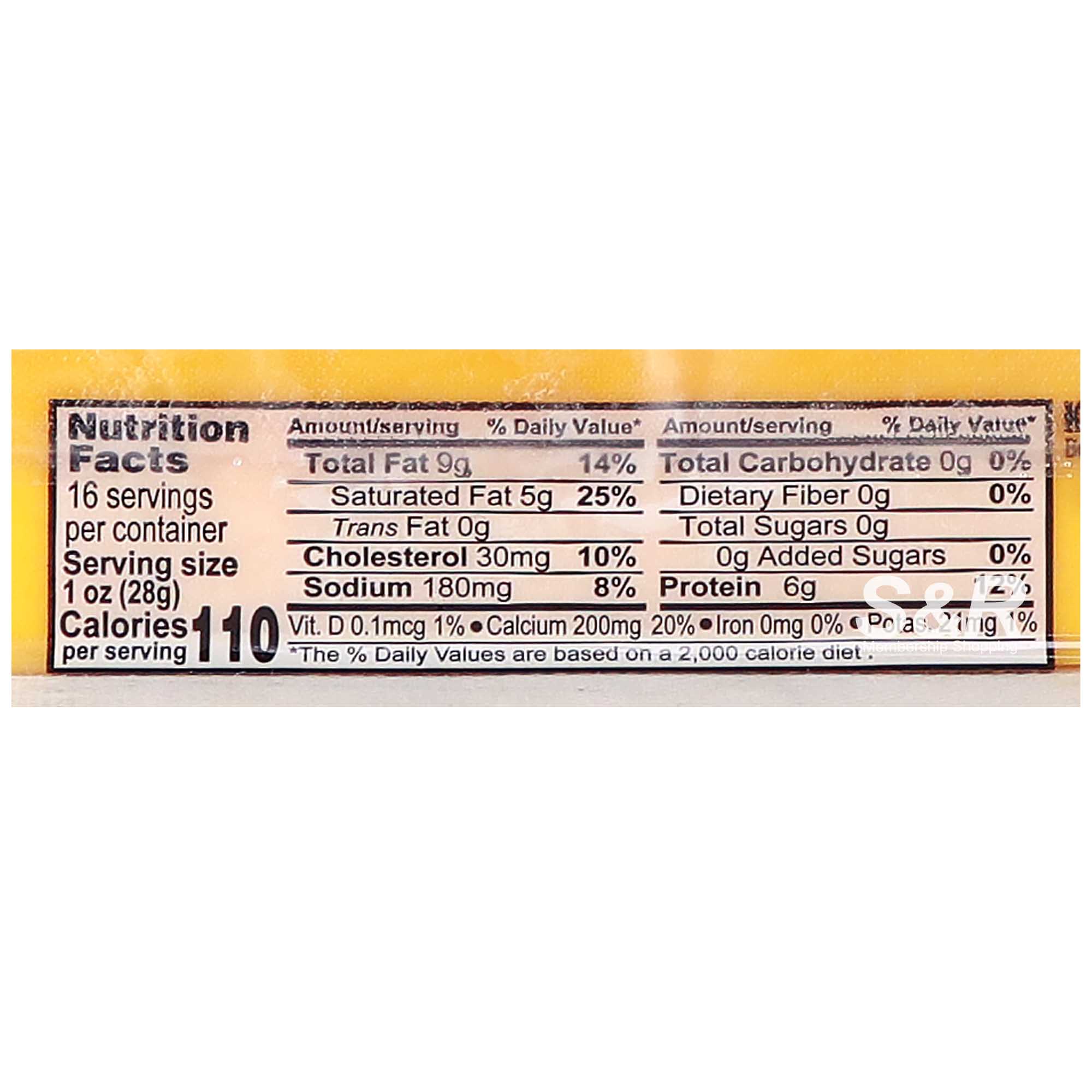 Joseph Farms California Natural Mild Cheddar Cheese 454g