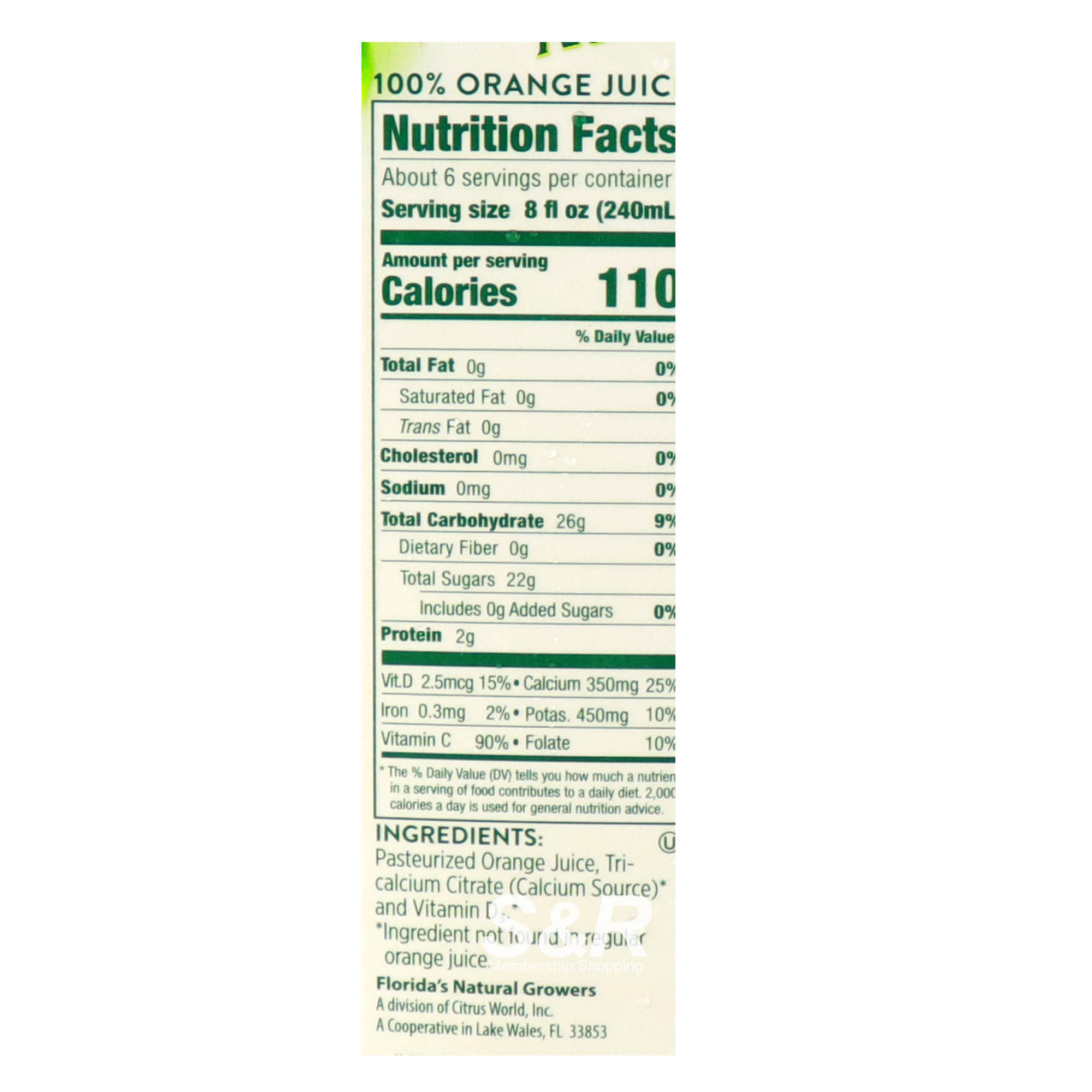 Florida’s Natural Premium Orange Juice
