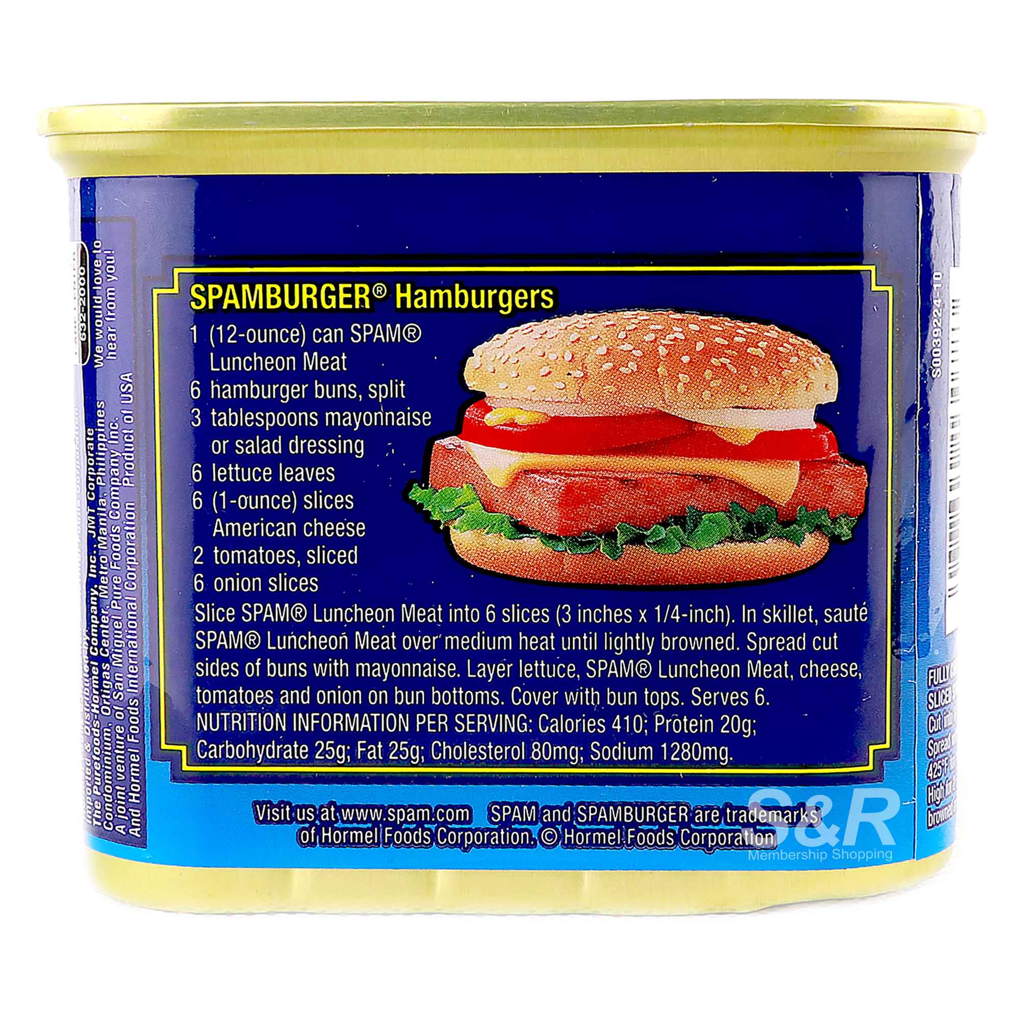 Spam Spam Regular Luncheon Meat
