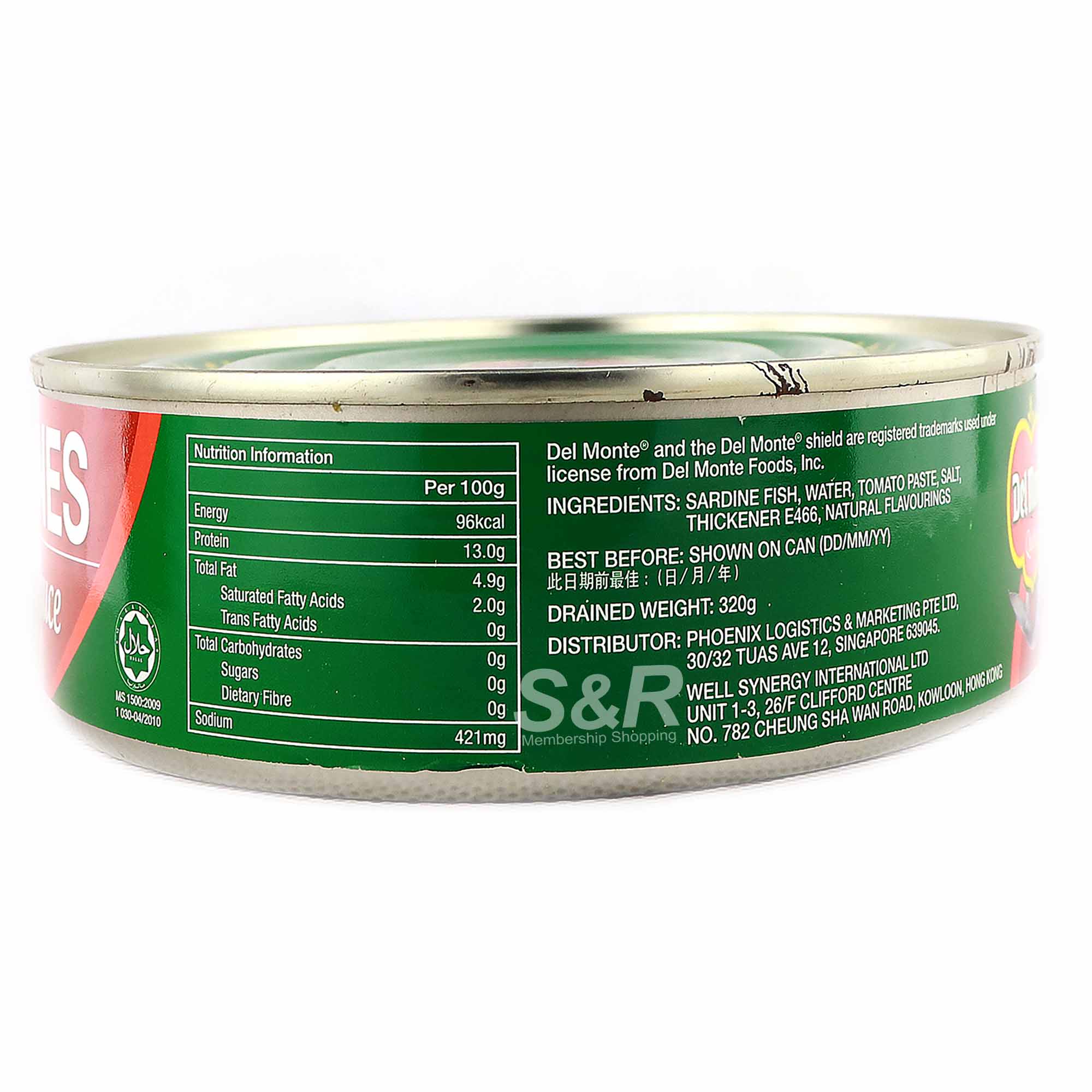Del Monte Sardines in Tomato Sauce