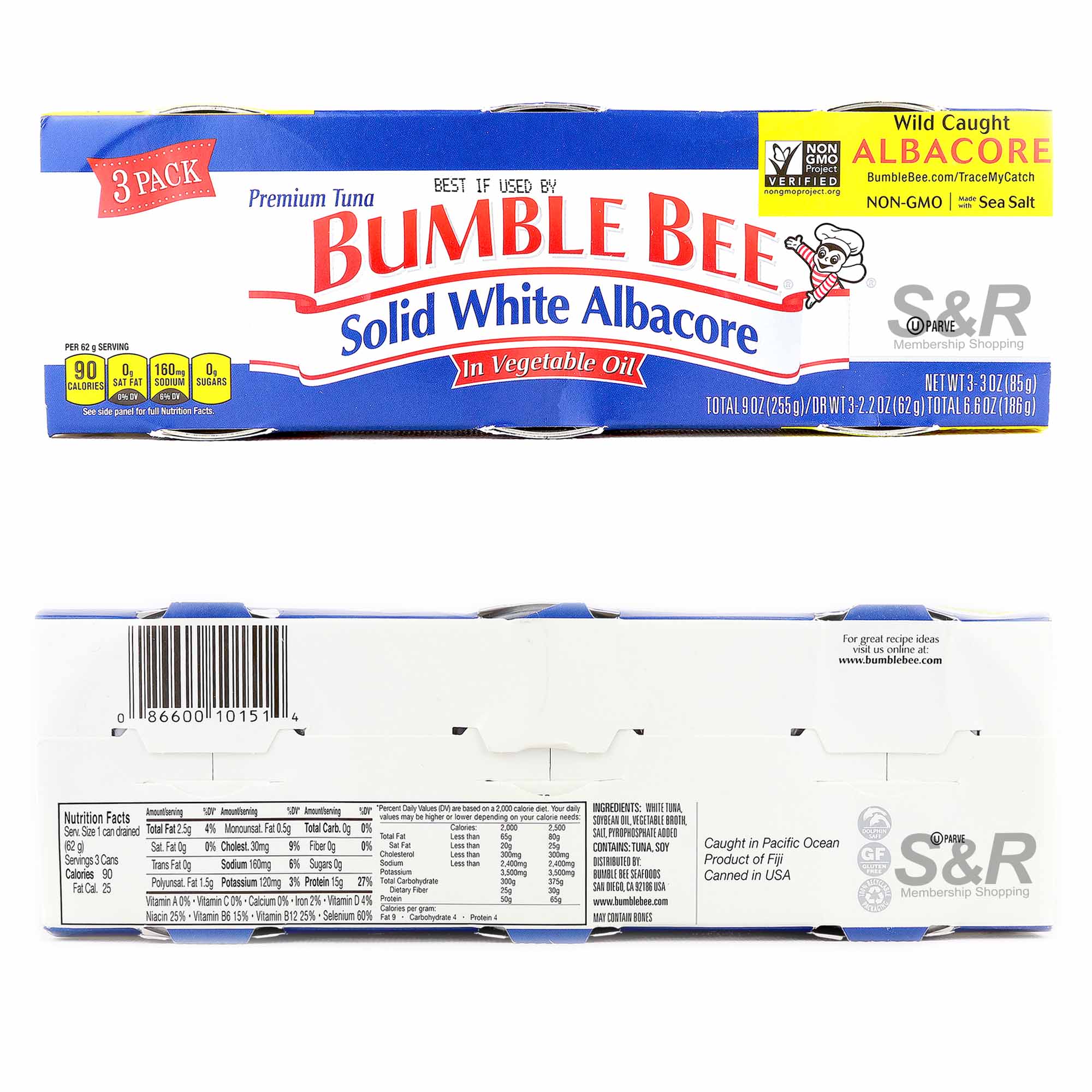 Bumble Bee Solid White Albacore Tuna in Vegetable Oil