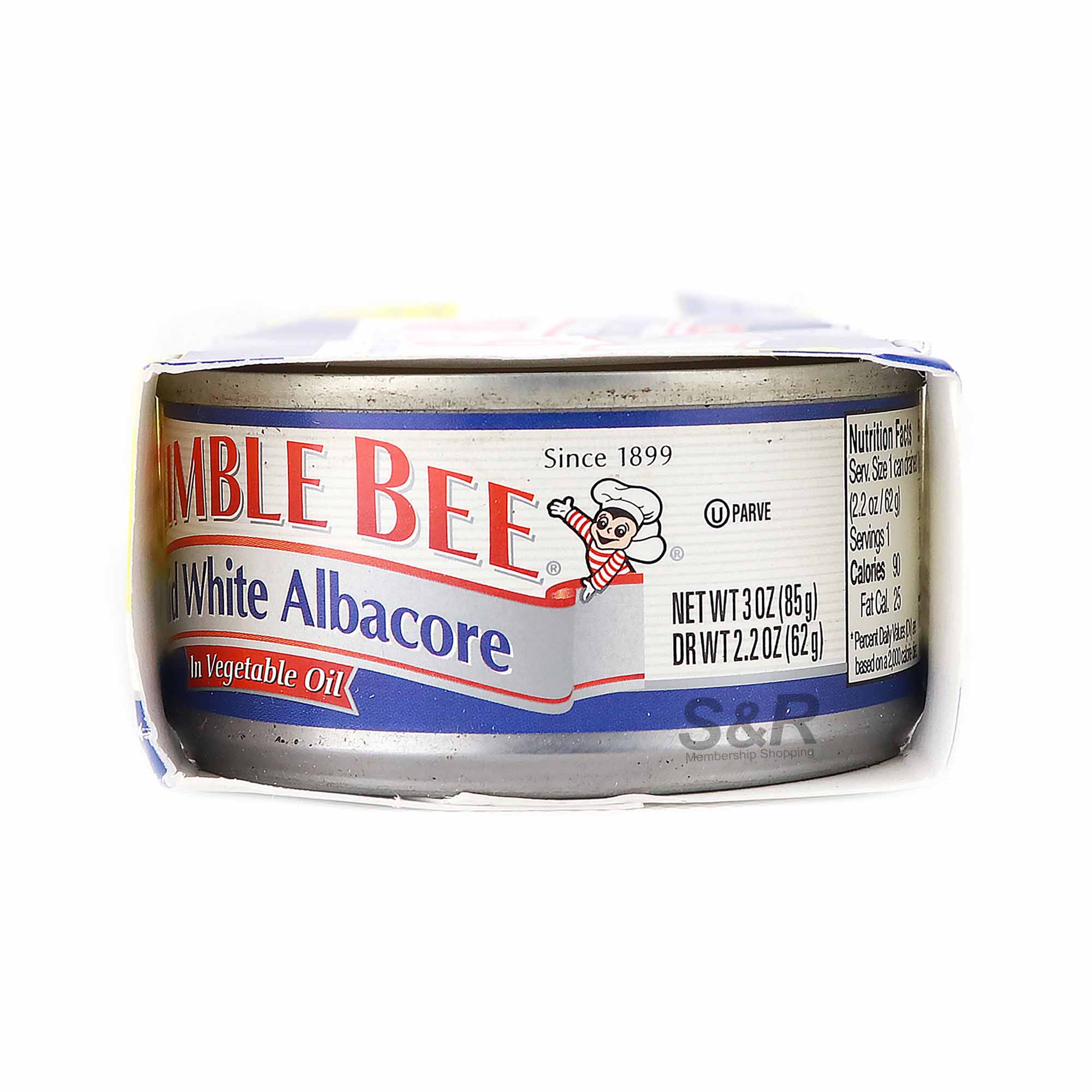 Solid White Albacore Tuna in Vegetable Oil