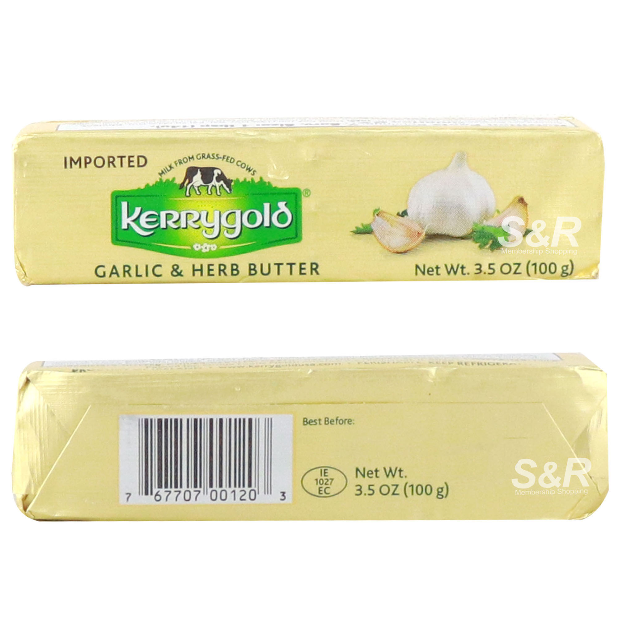 Kerrygold Garlic and Herb Butter 100g