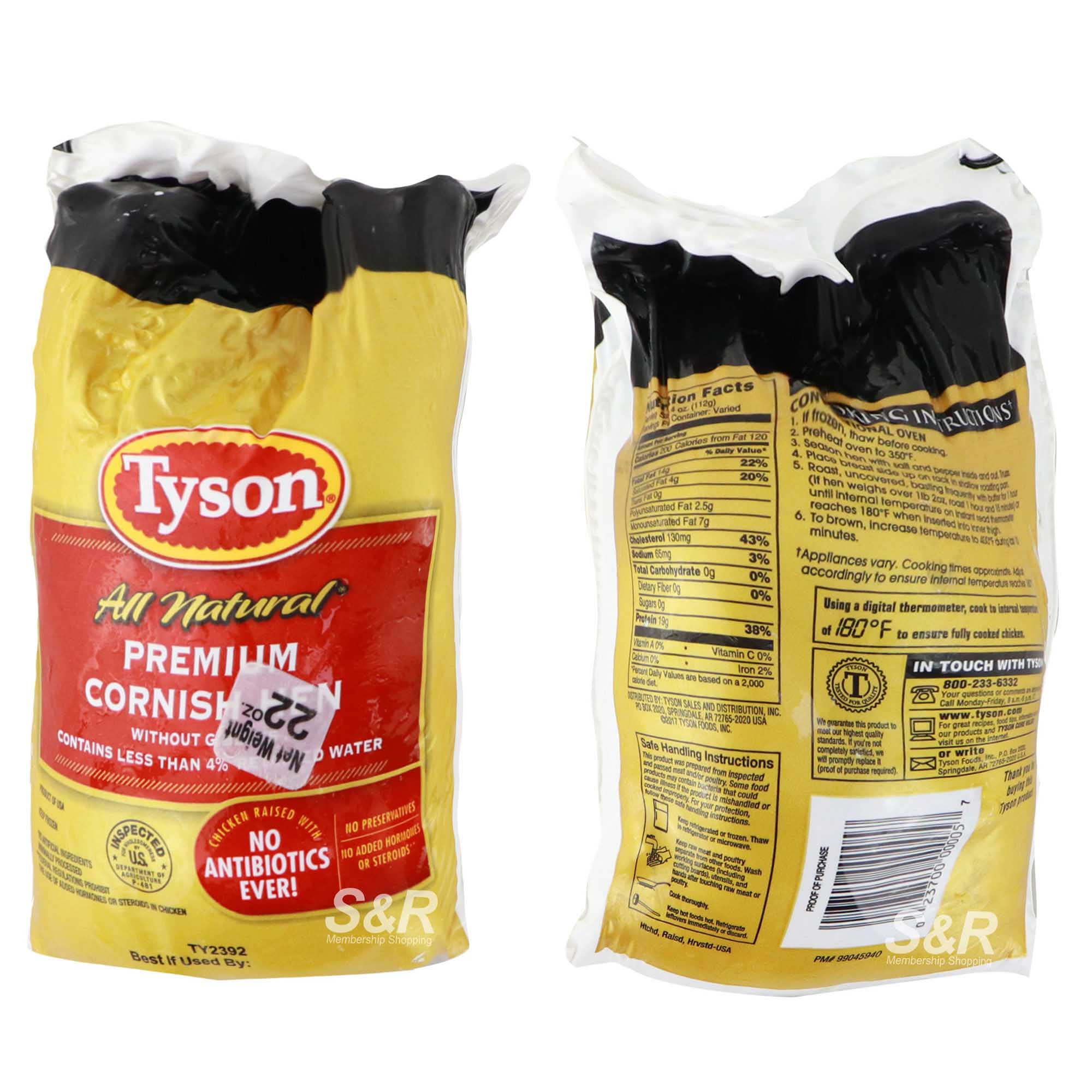 Tyson Cornish Game Hen