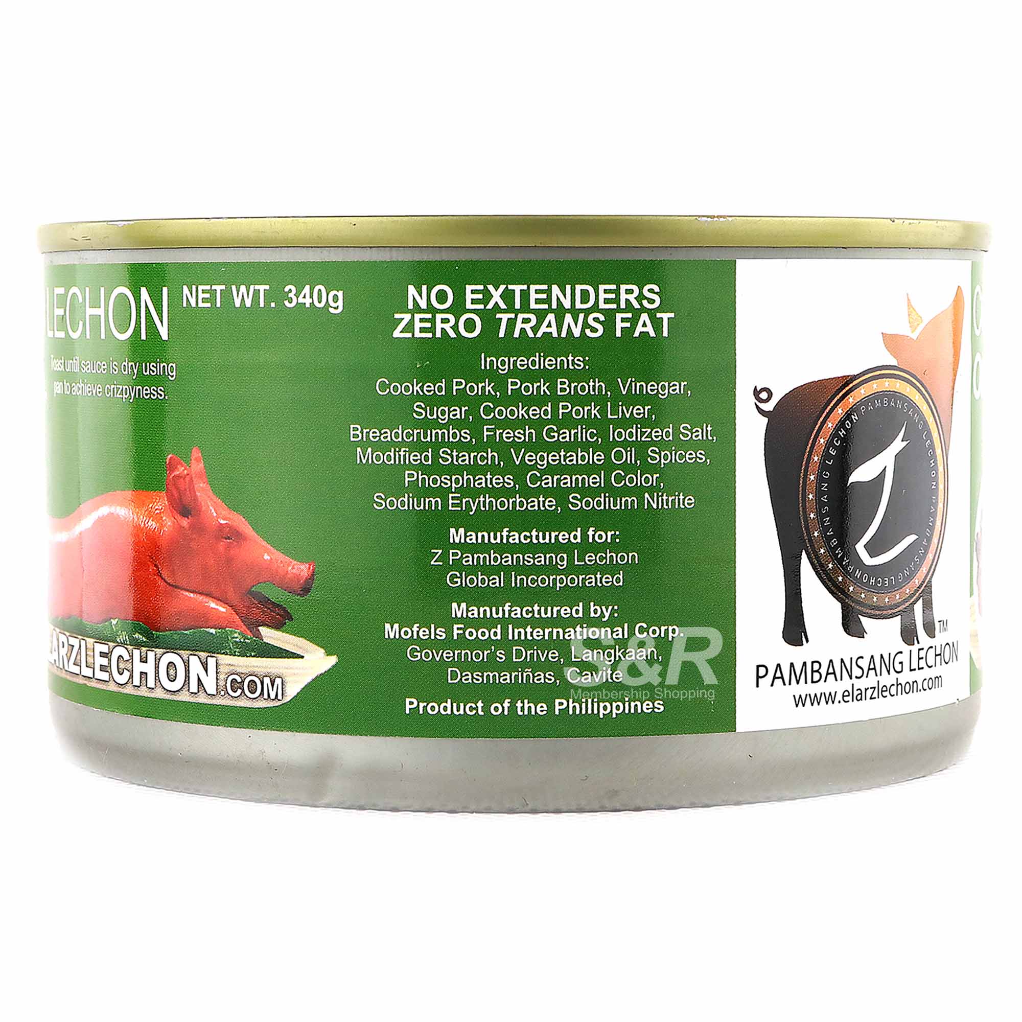Elarz Lechon Corned Lechon Original