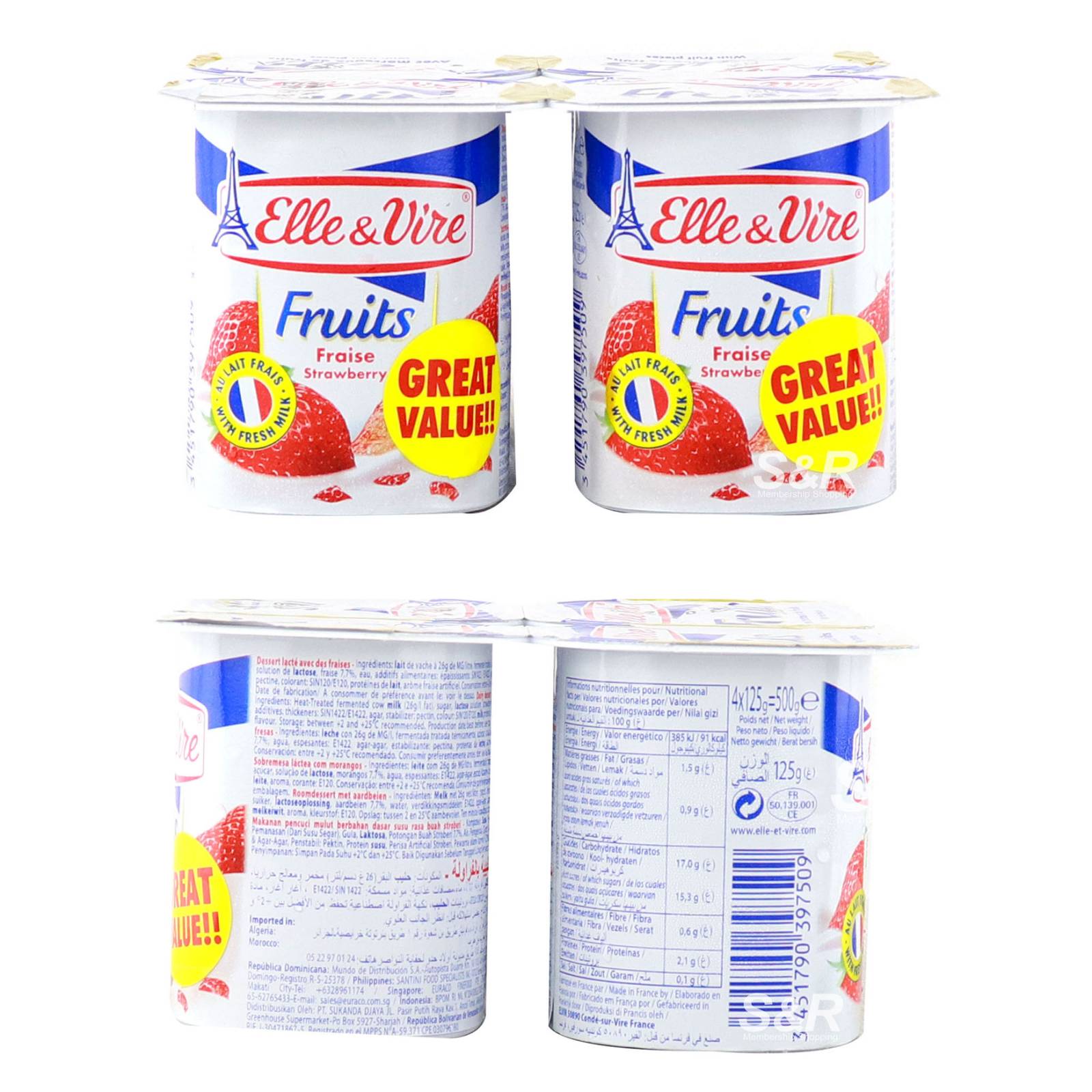 Elle & Vire Fruit Yoghurt