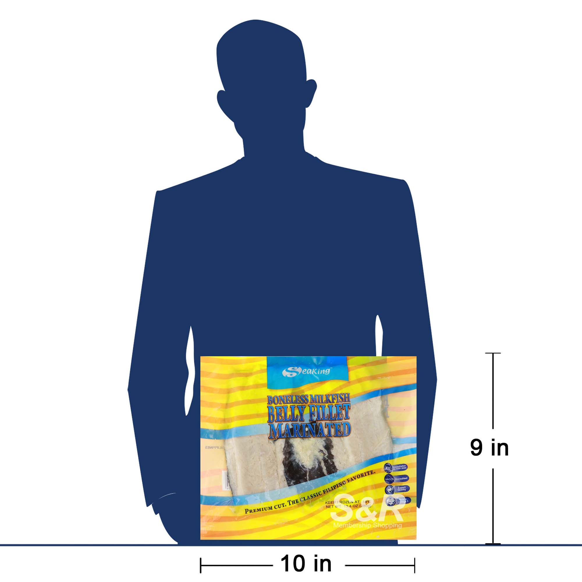 Boneless Milkfish Belly Fillet Marinated