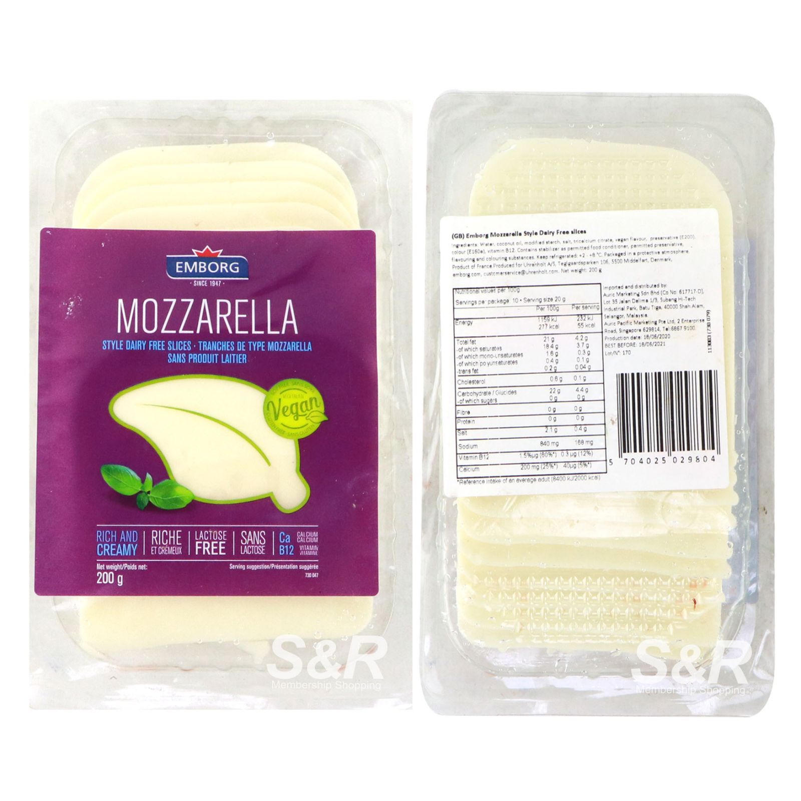 Emborg Mozzarella Dairy Free
