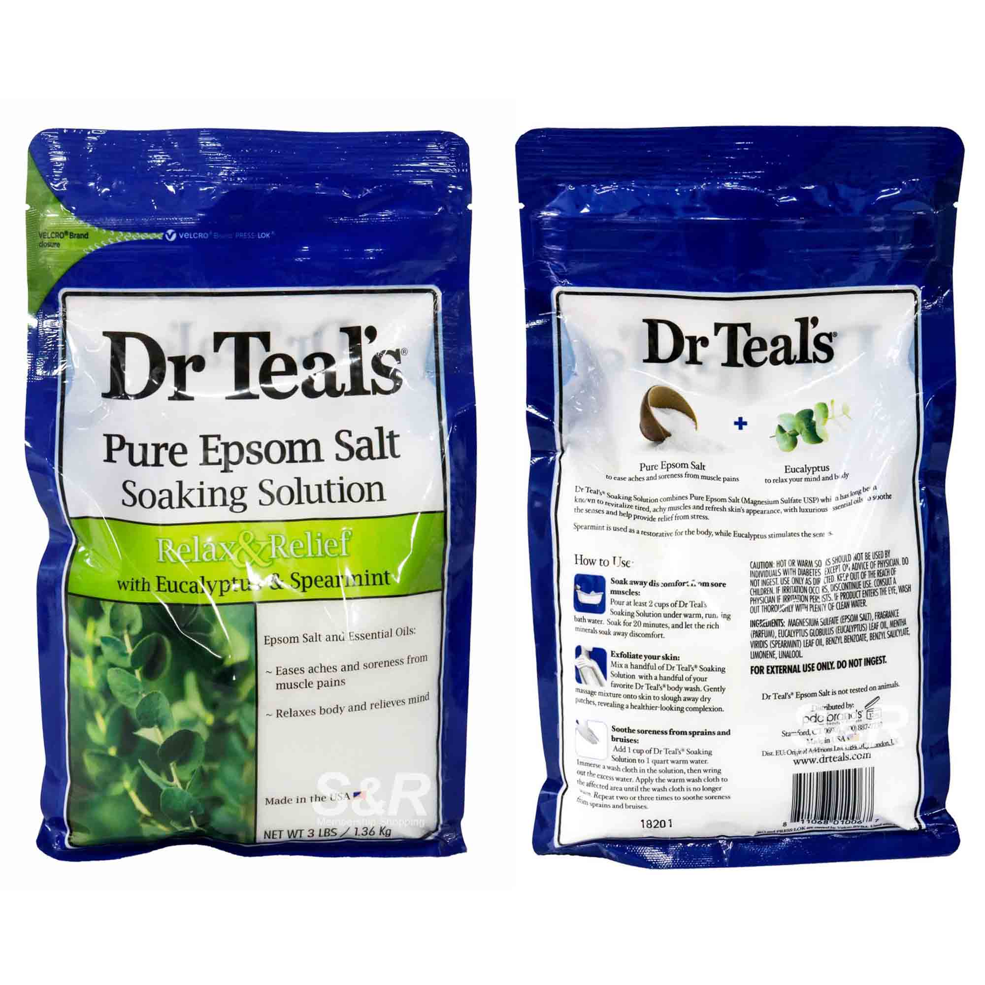 Dr. Teal's Relax & Relief w/ Eucalyptus Spearmint