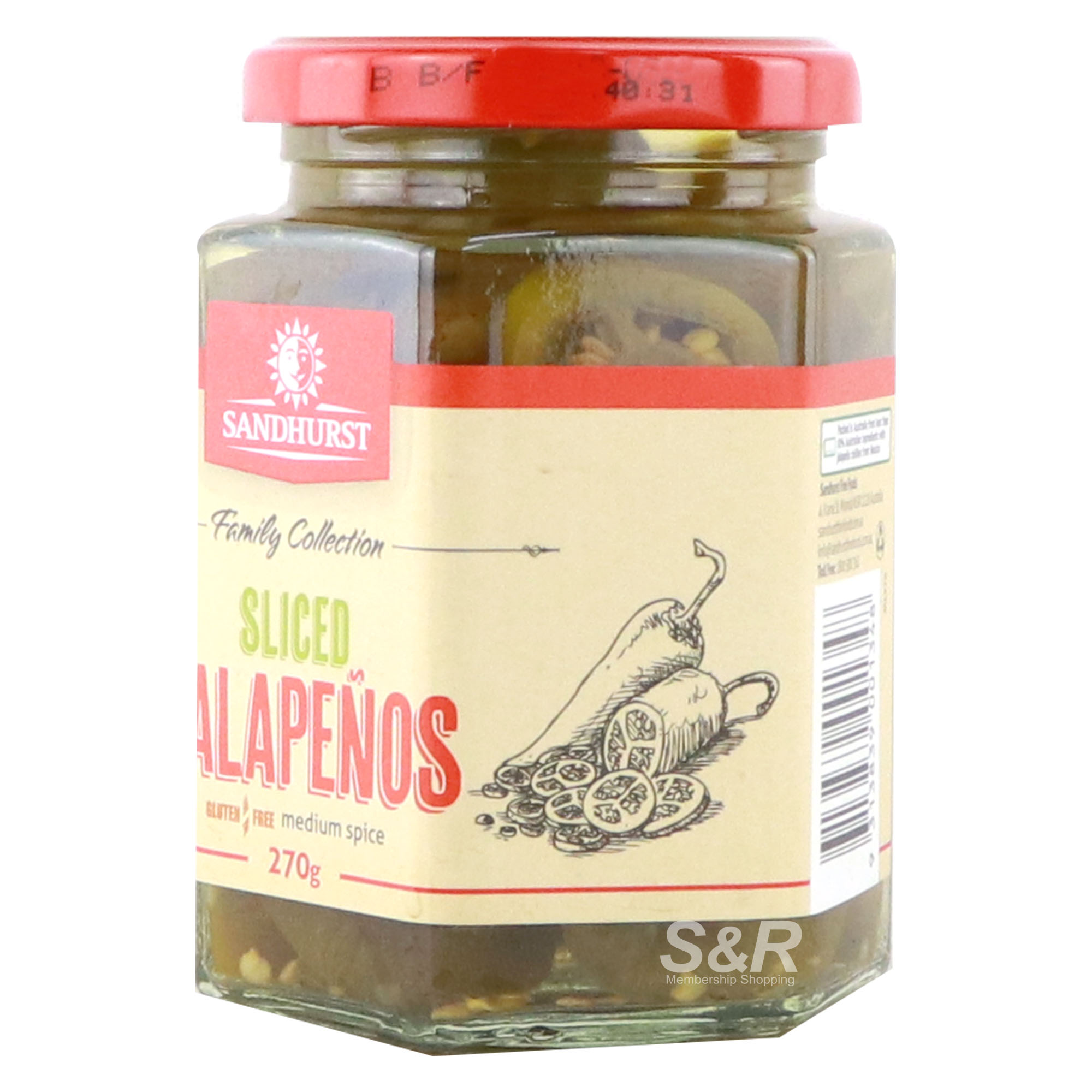 Sandhurst Sliced Jalapeno Peppers