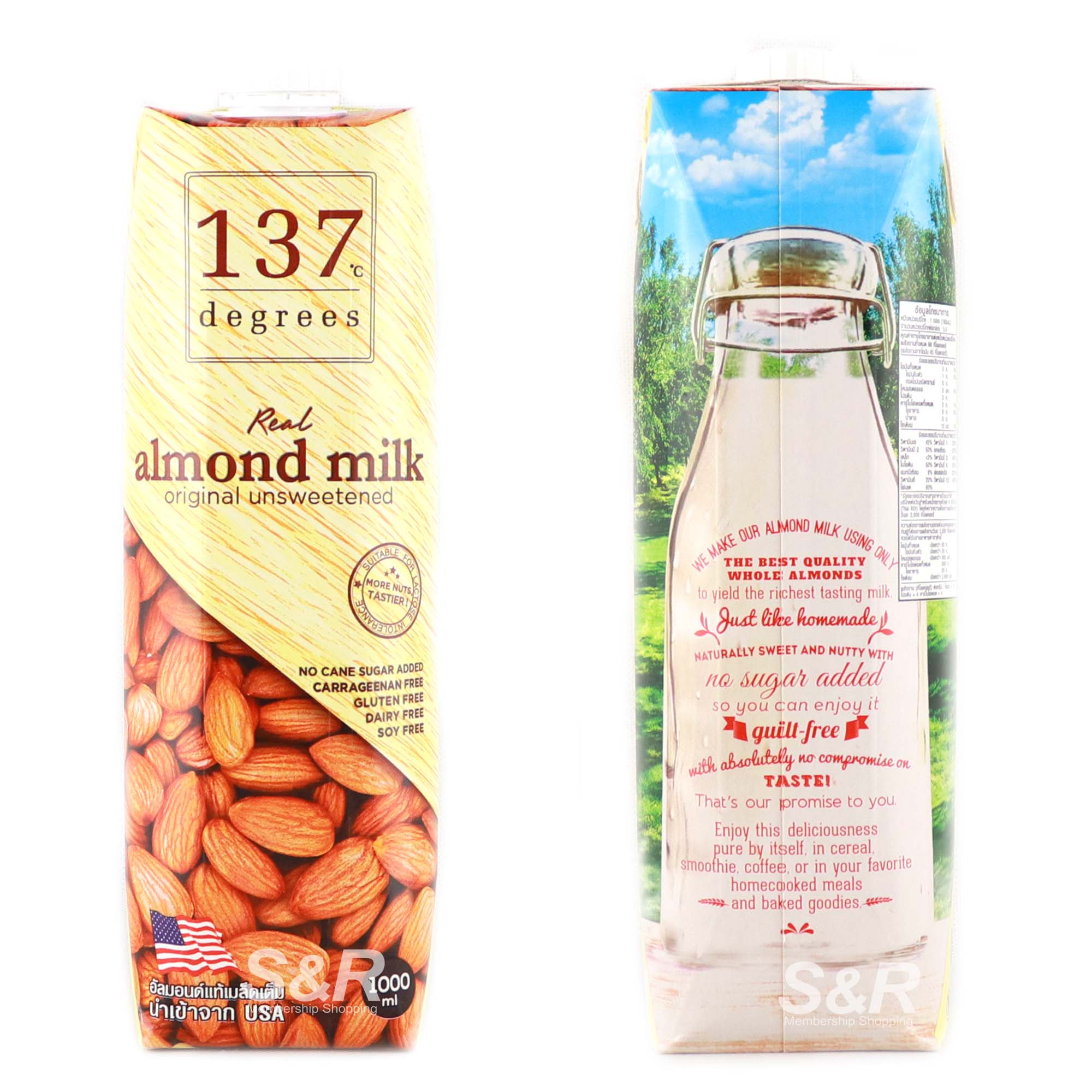 137 Degrees Unsweetened Almond Milk