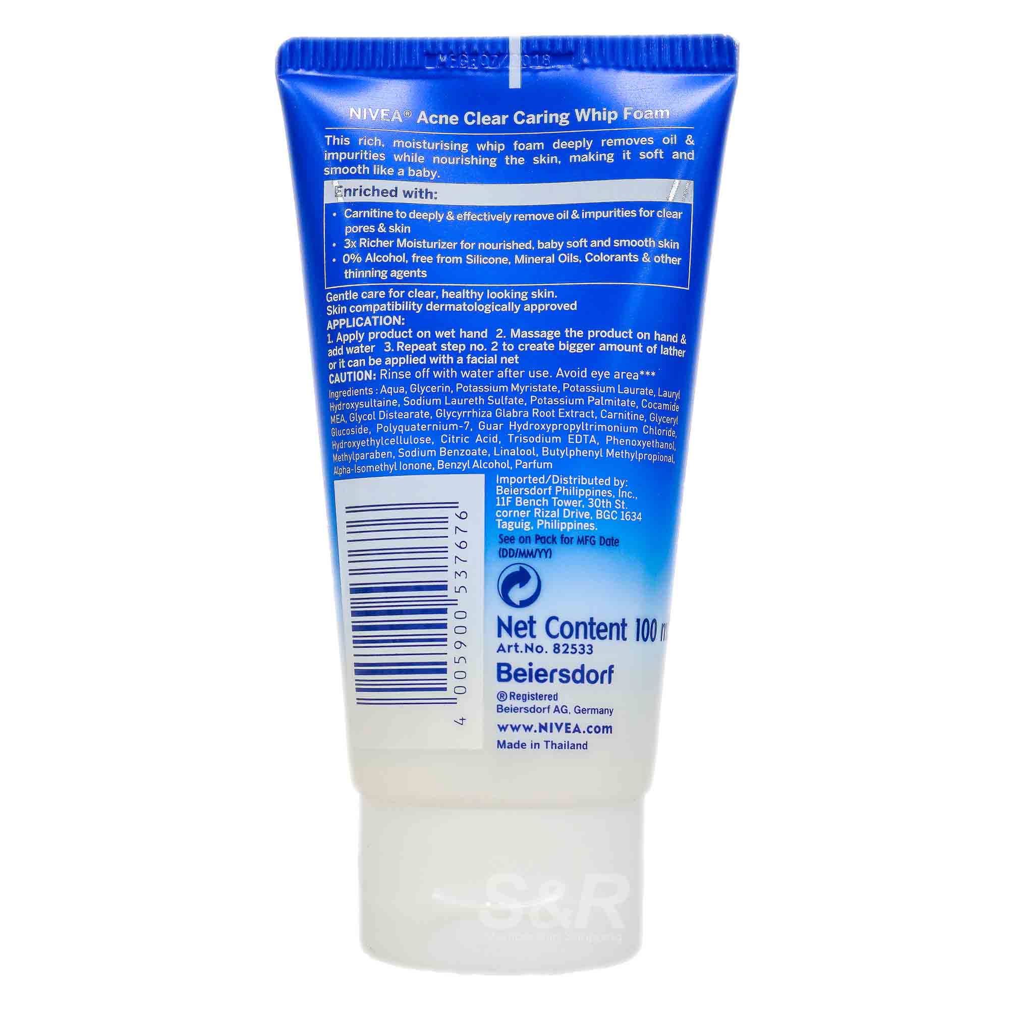 Nivea Whip Foam Acne Clear