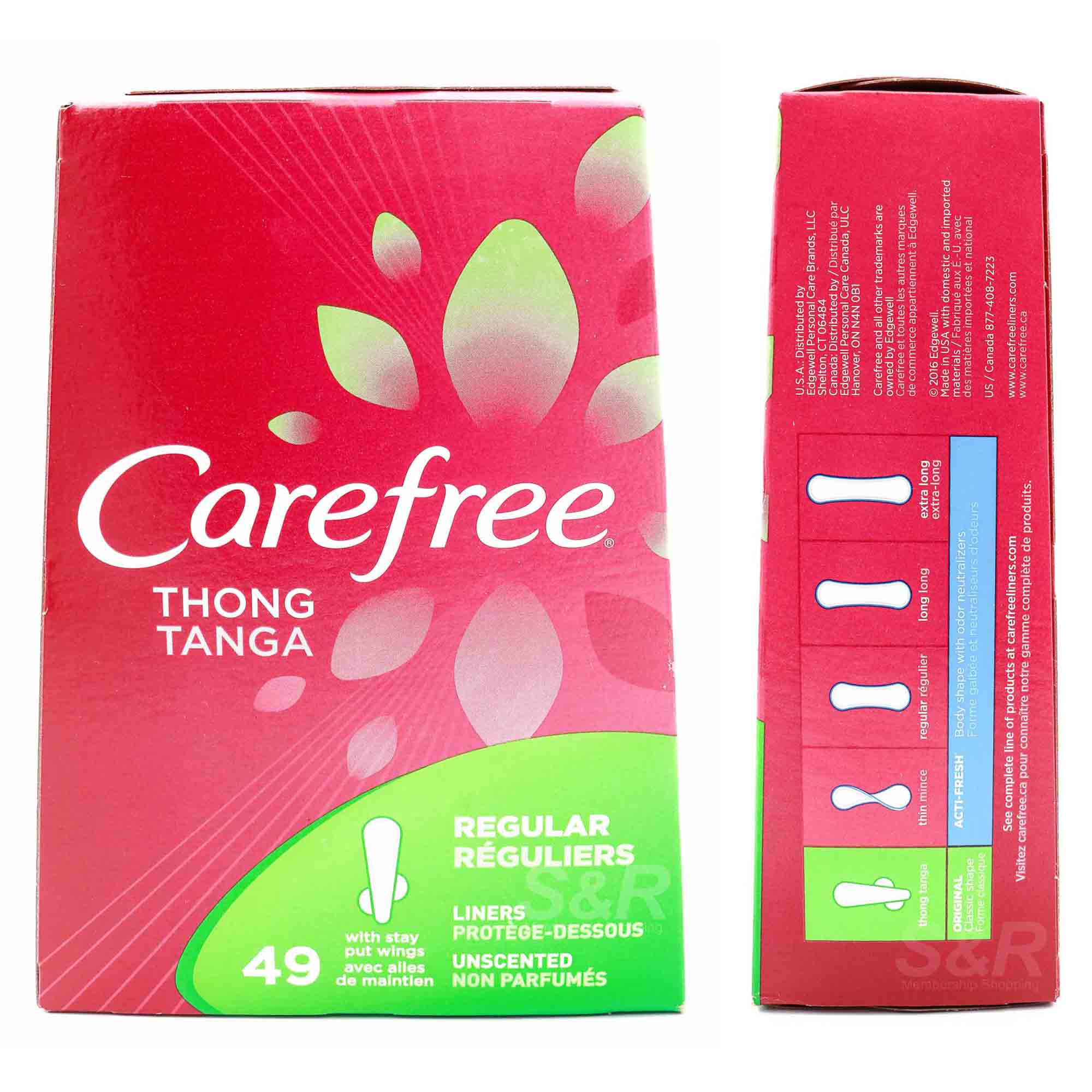 Carefree Thong Pantiliners