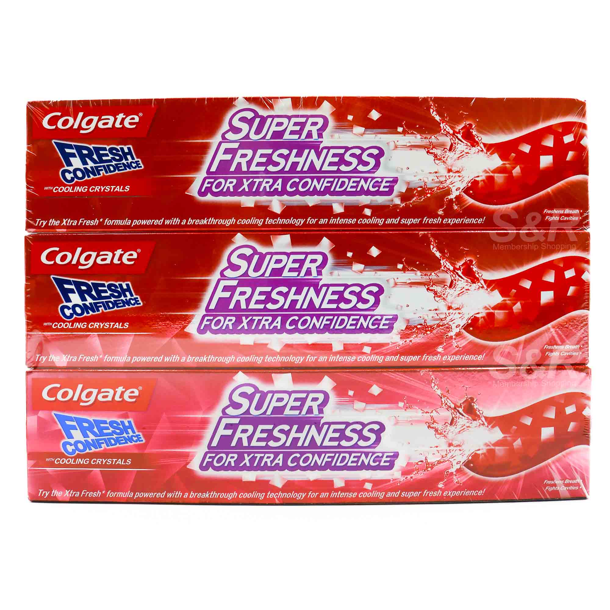 Colgate Fresh Confidence Spicy Fresh Toothpaste 3pcs