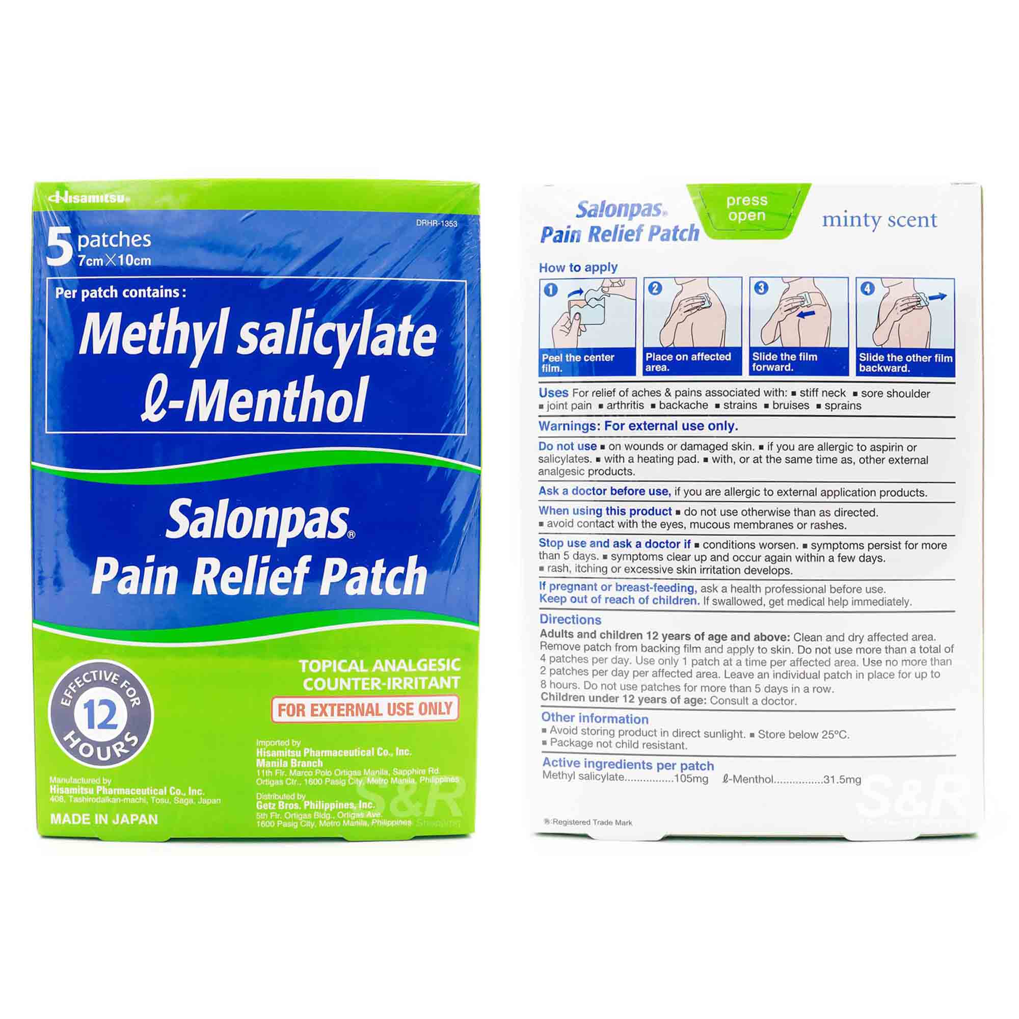 Salonpas Pain Relief Patch