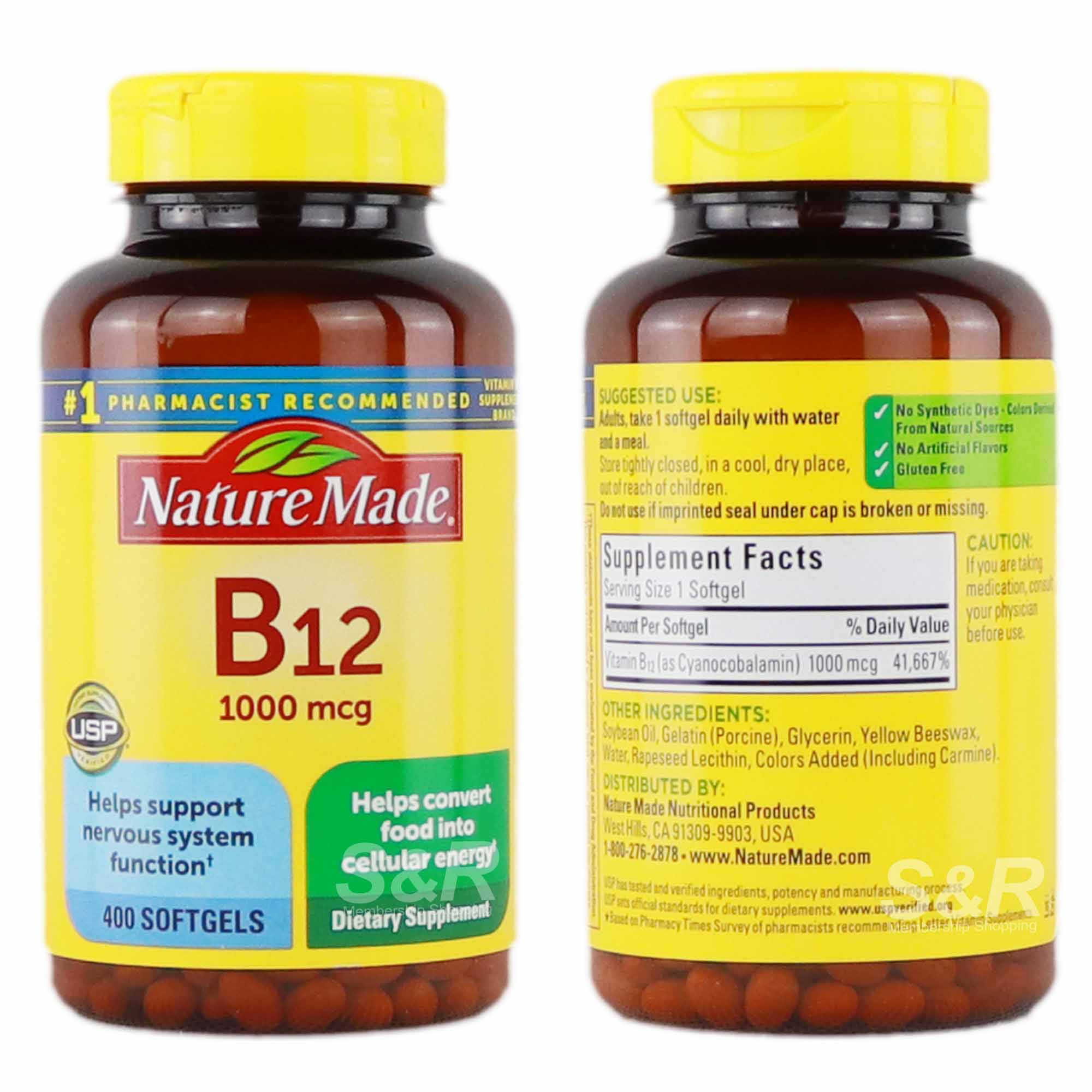 Nature Made Vitamin B12 1000mcg
