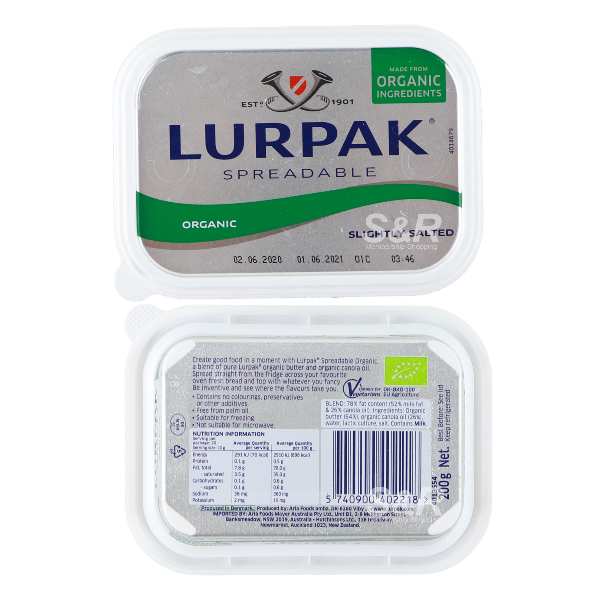 Lurpak Spreadable Slightly Salted