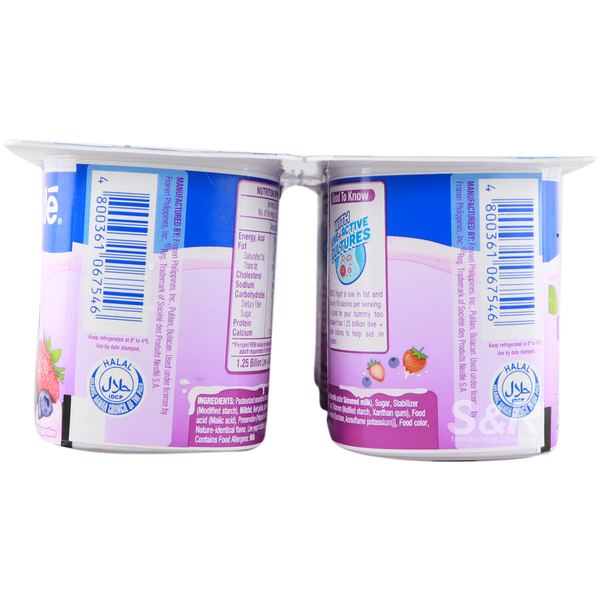 Nestle Blissful Berry Mix Flavored Yogurt 6pcs