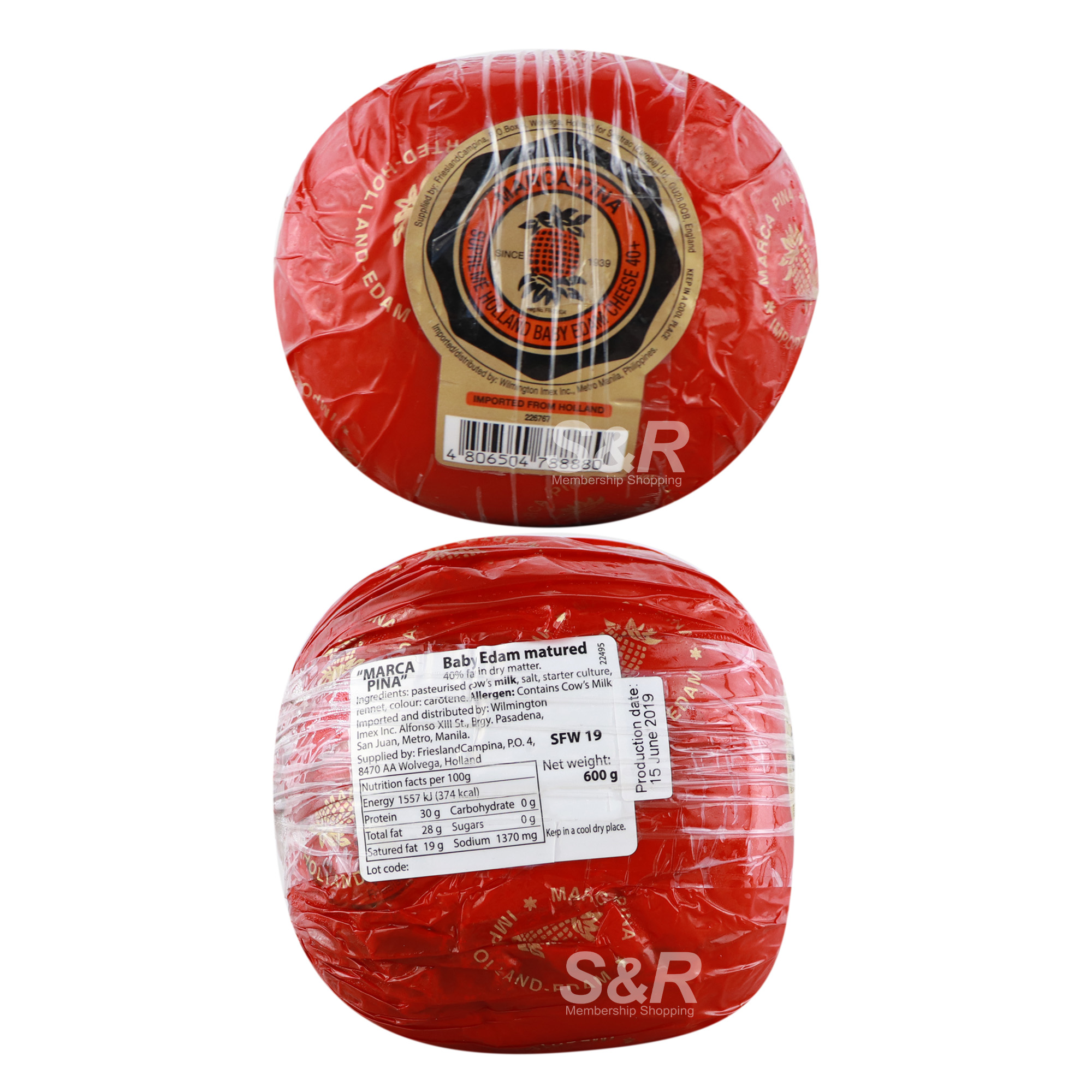 Marca Piña Edam Cheese
