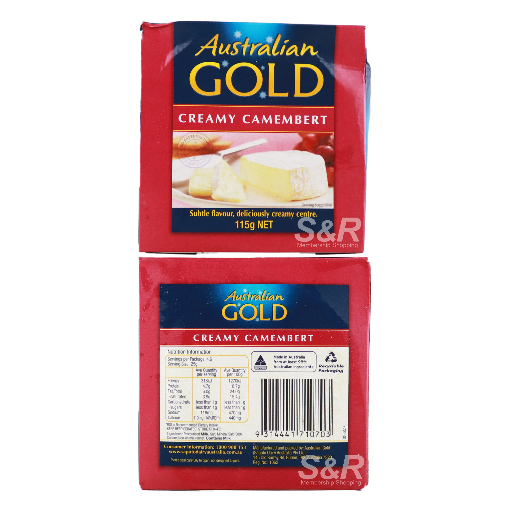 Australian Gold Camembert Creamy