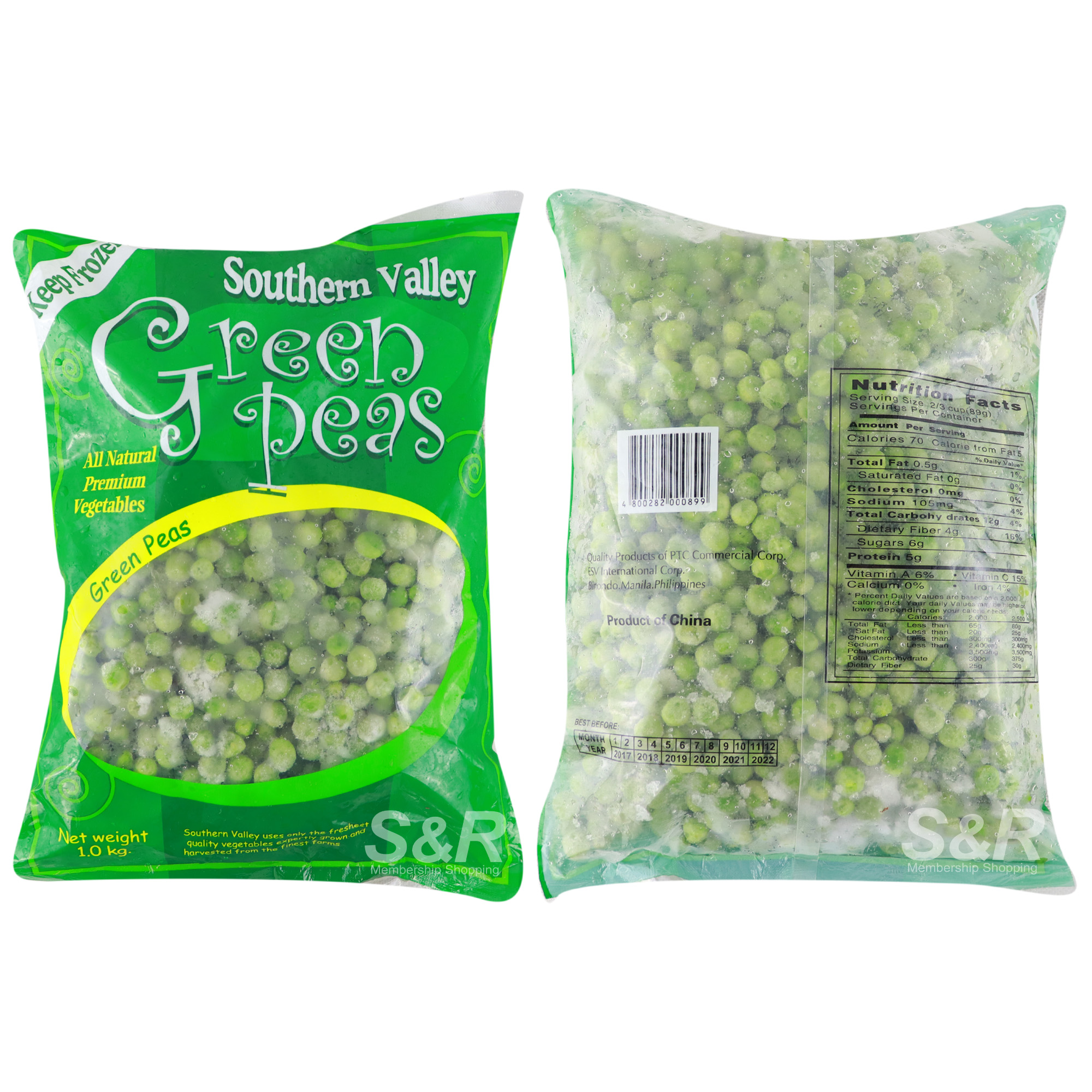 Southern Valley Green Peas