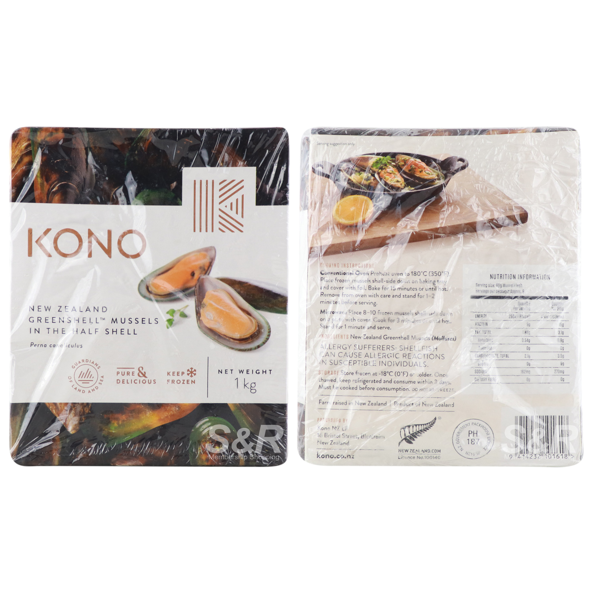 Kono New Zealand Greenshell Mussels