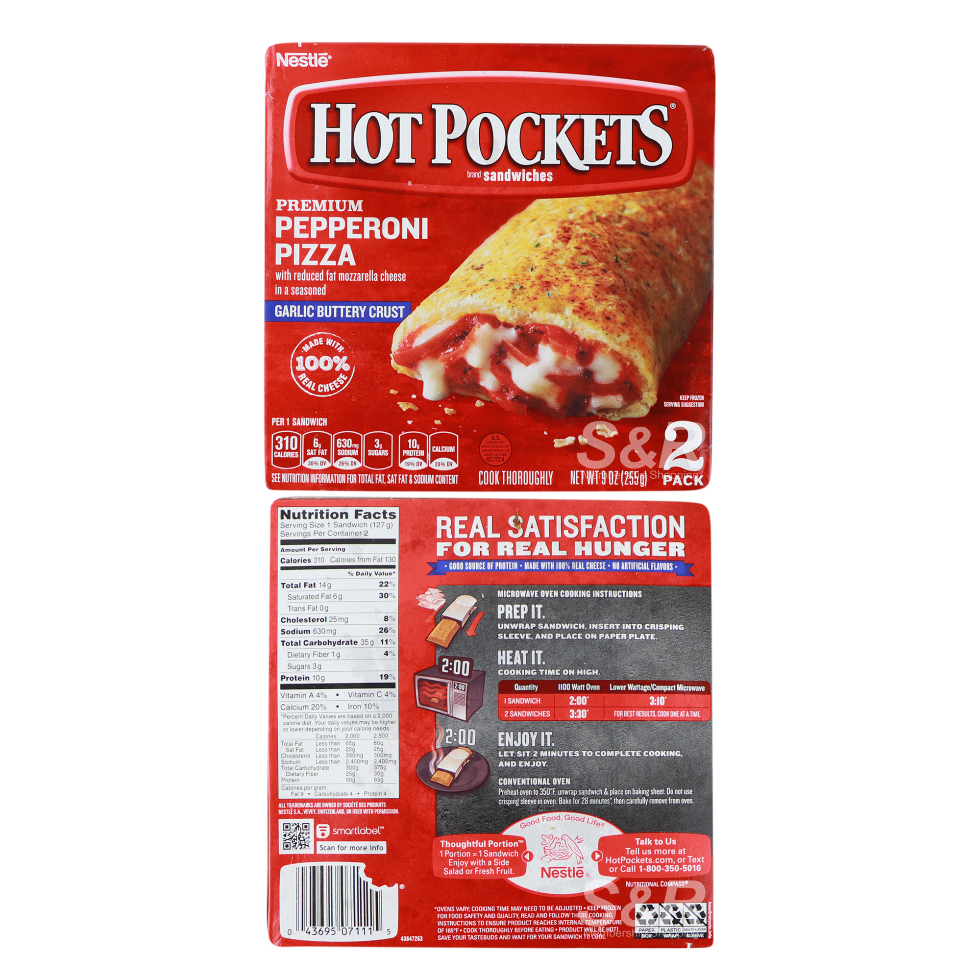 Nestlé Hot Pockets Premium Pepperoni