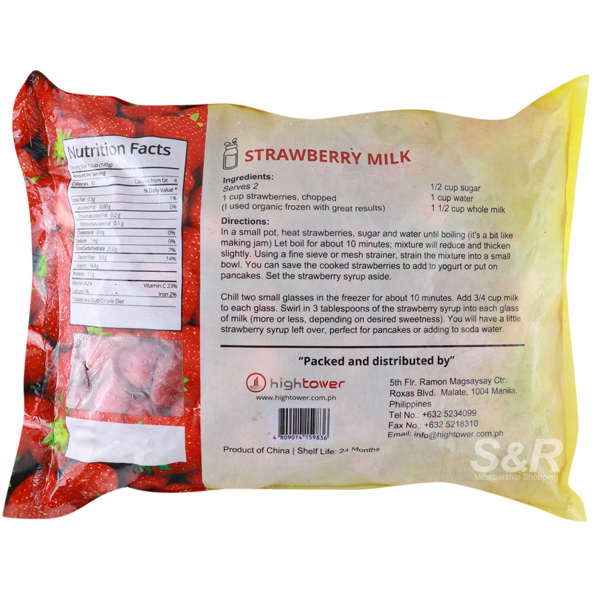 Farmer's Best Frozen Strawberries 2.5kg