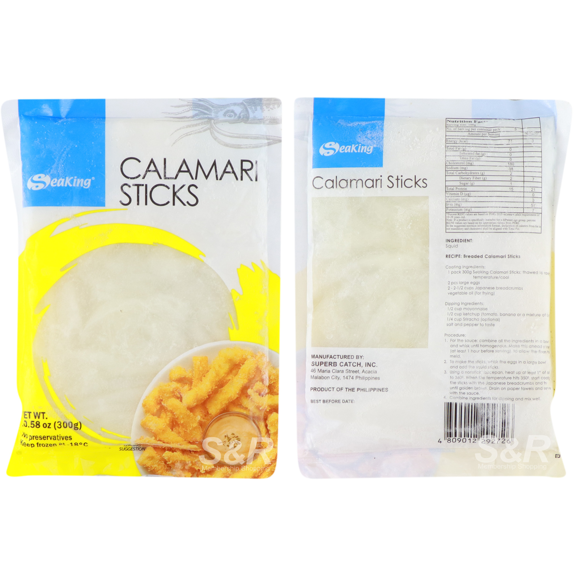 Calamari Sticks