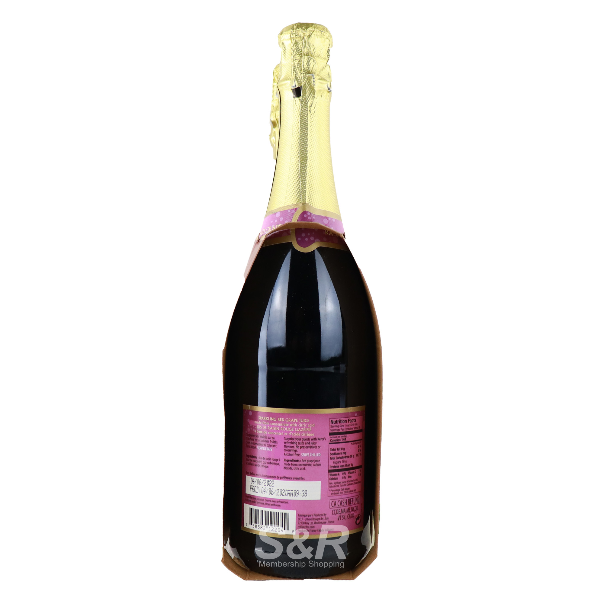 Keror Sparkling White and Red Grape 3 bottles