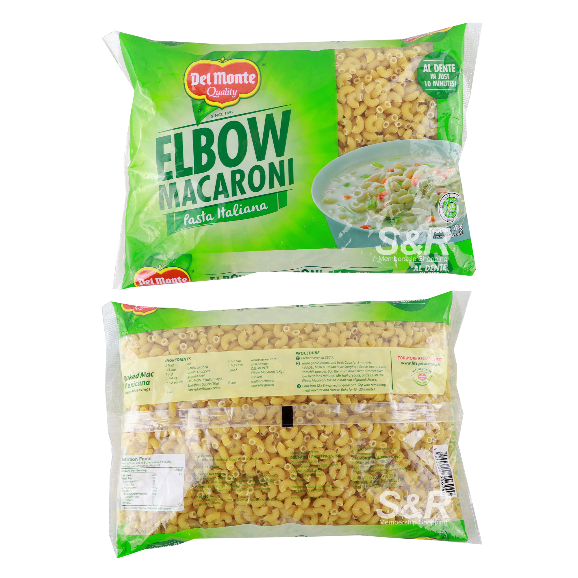 Del Monte Elbow Macaroni