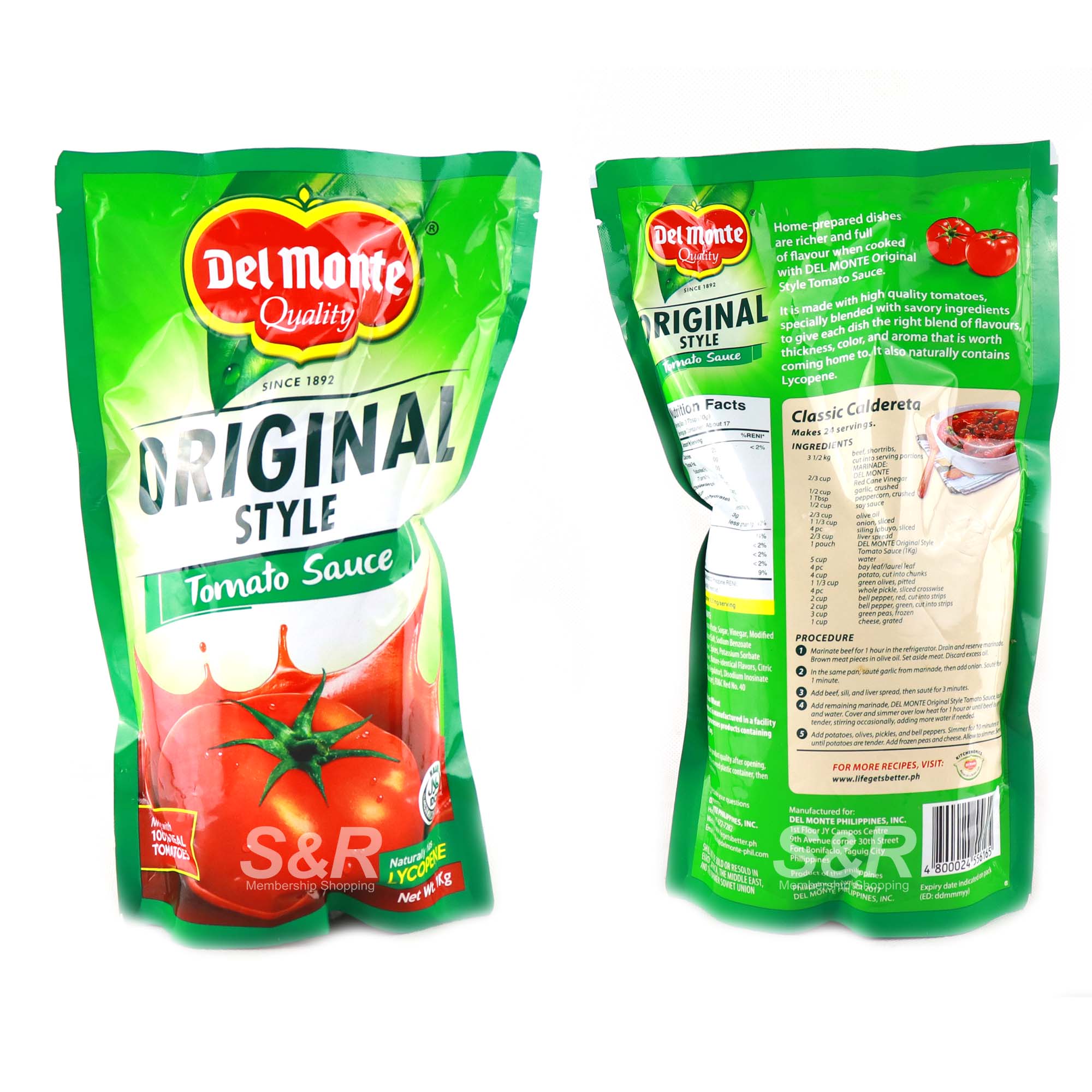 Del Monte Sauce