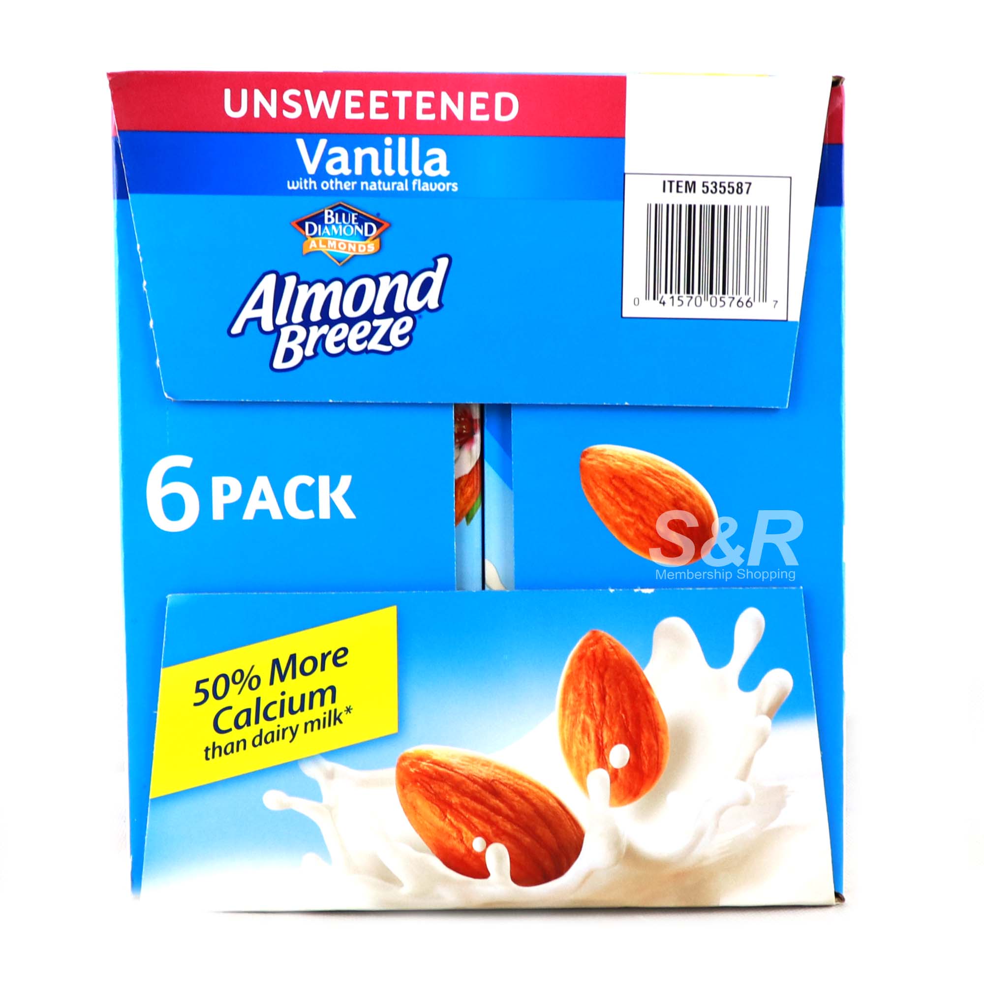 Blue Diamond Almond Breeze Vanilla Almond Milk 6pcs