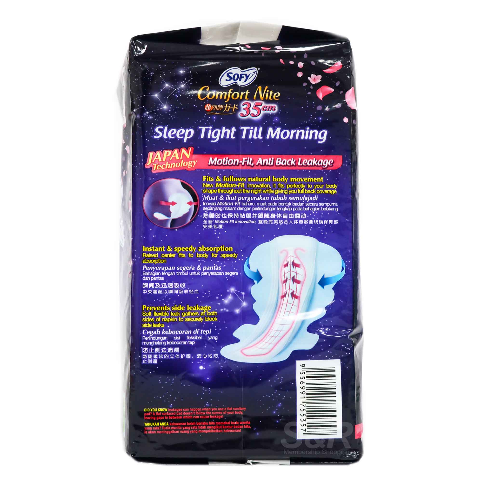 Sofy Comfort Nite Wing Pad