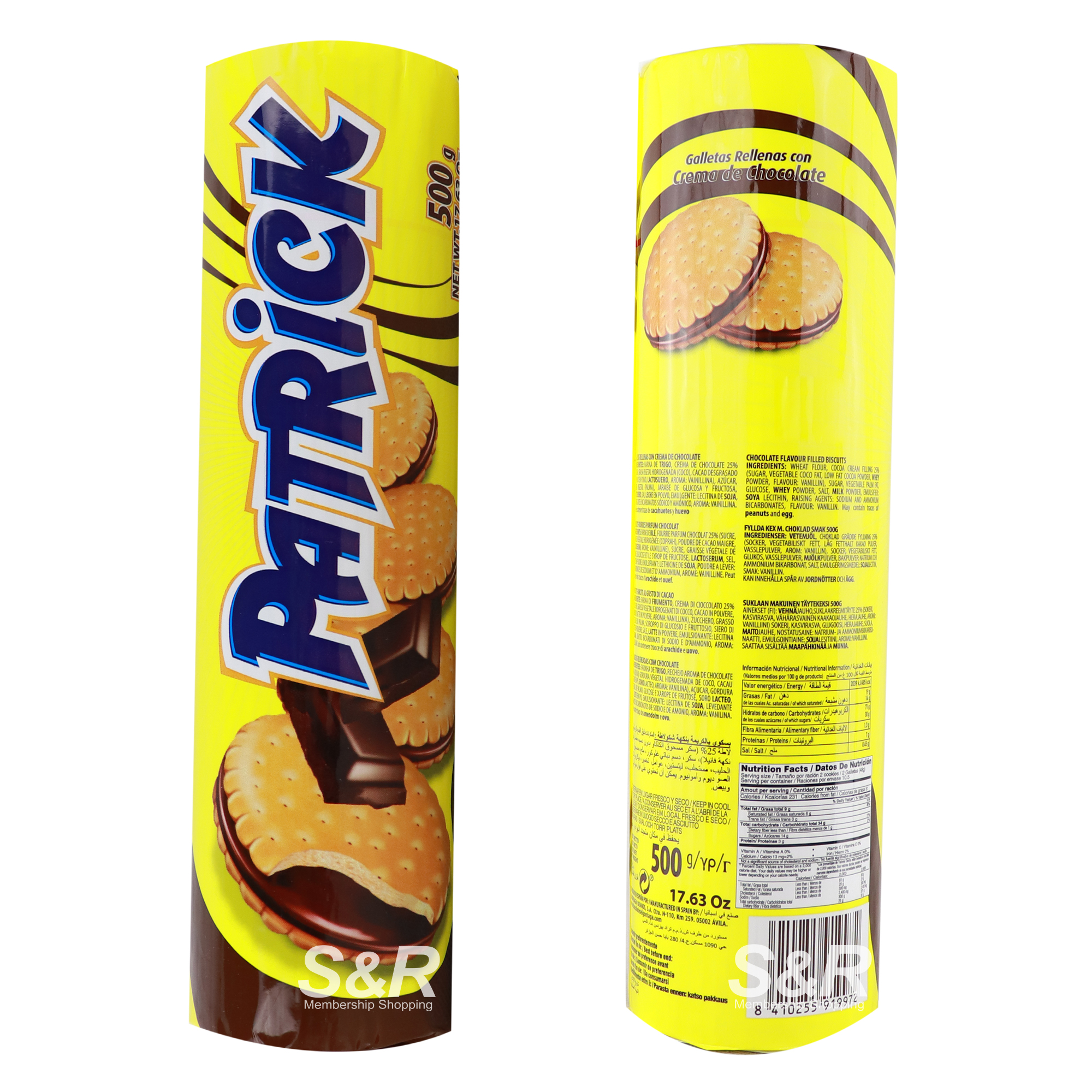 Patrick Choco Cream Filled Biscuits