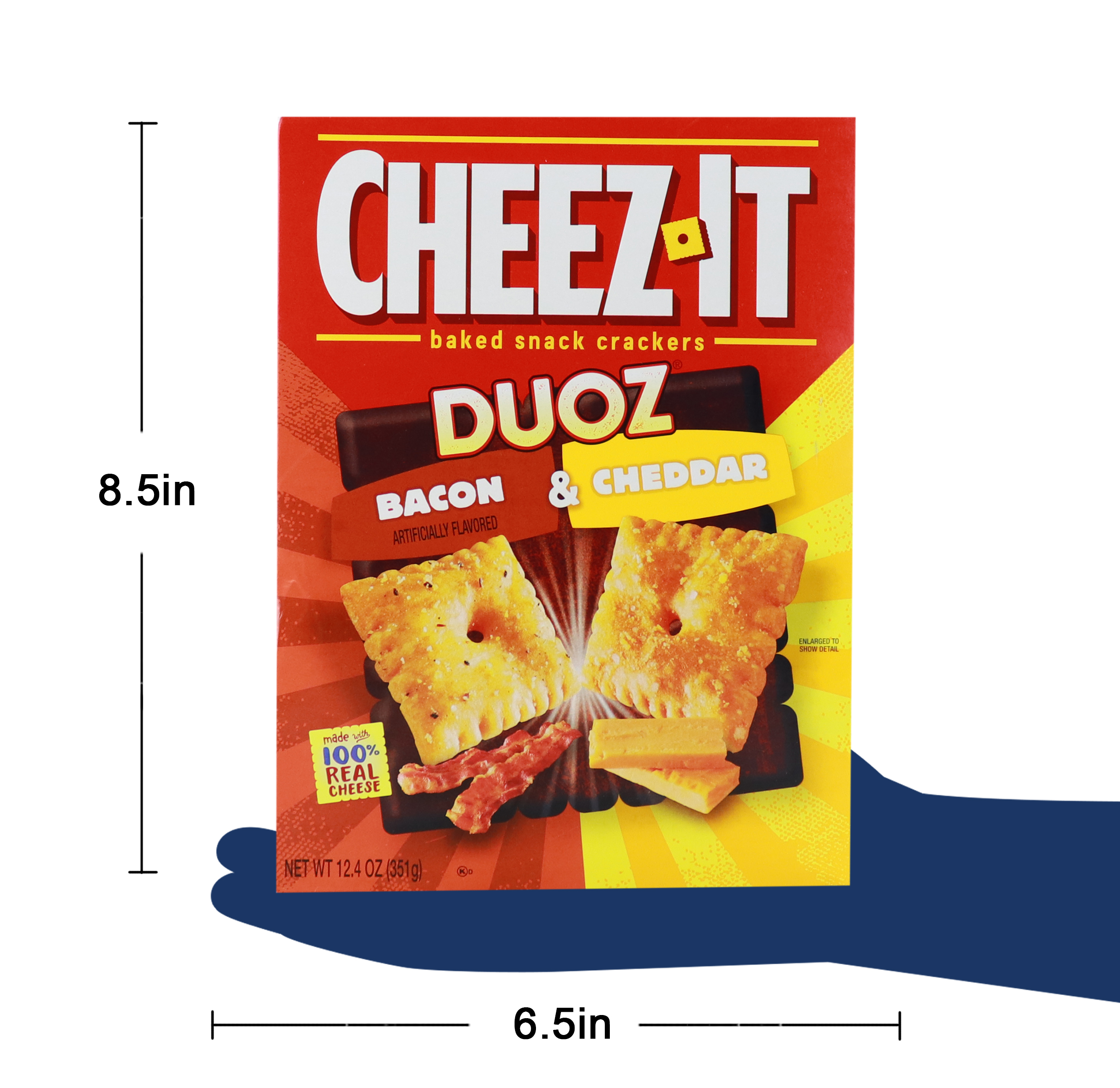 Cheez it Crackers Duoz Bacon and Cheddar