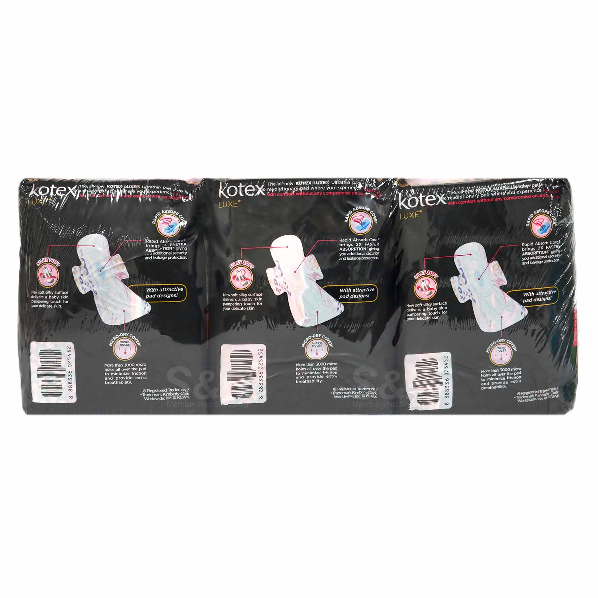 Kotex Luxe Ultrathin Overnight