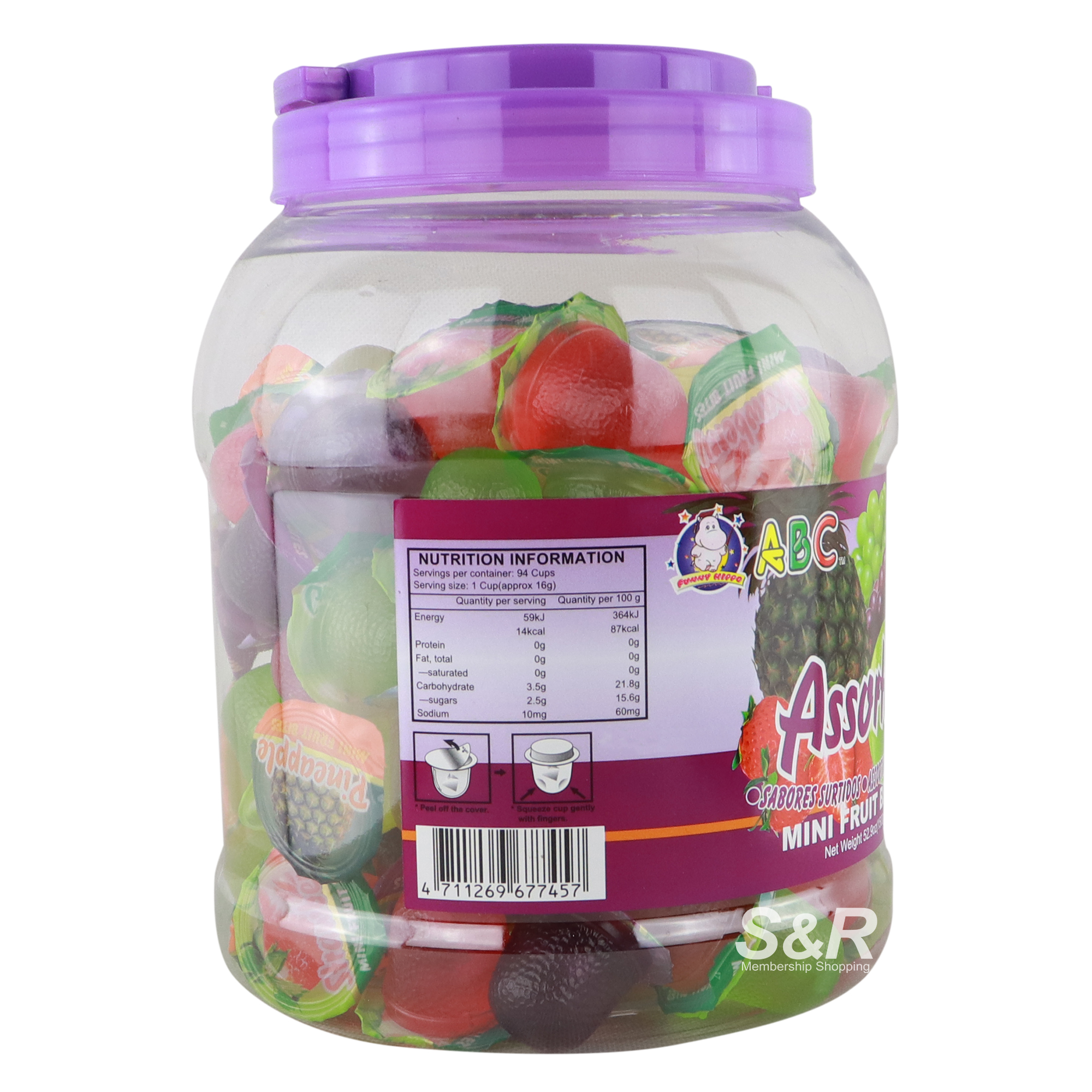ABC Assorted Mini Fruit Bites