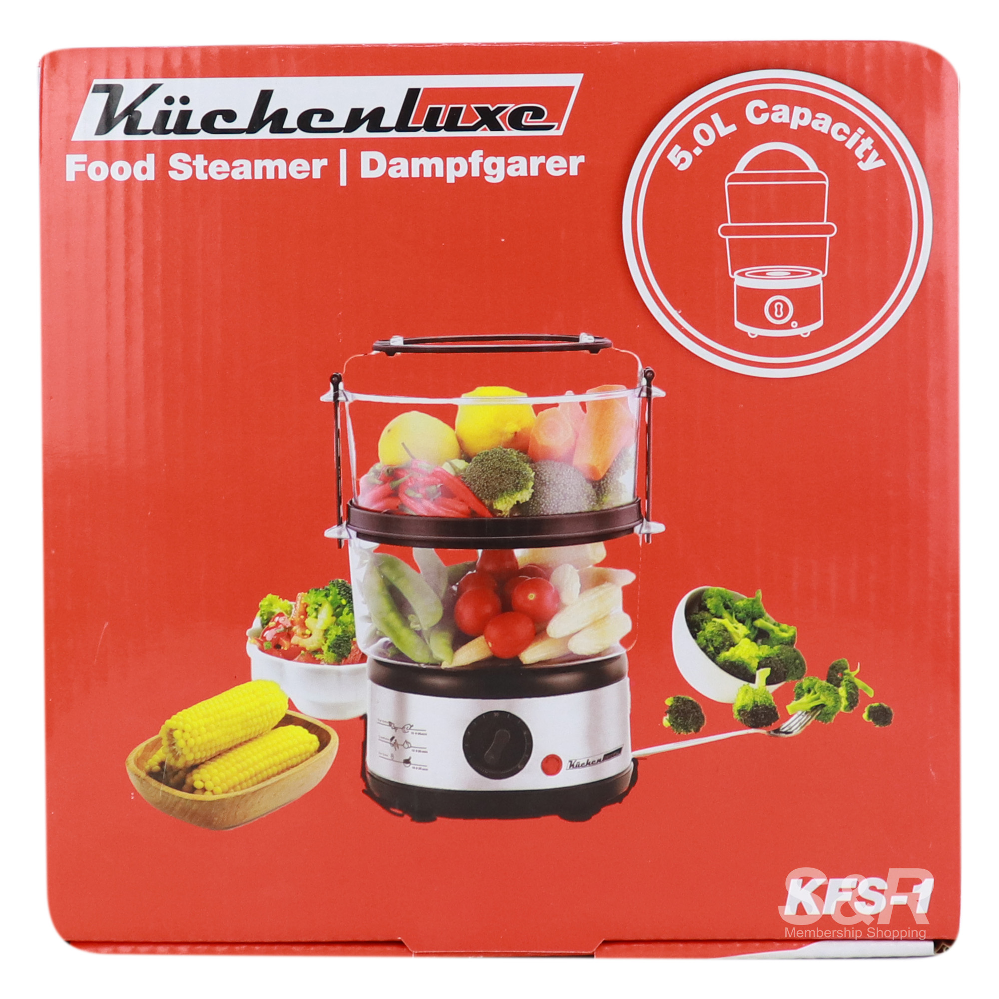 Kuchenluxe 5L Food Steamer KFS1