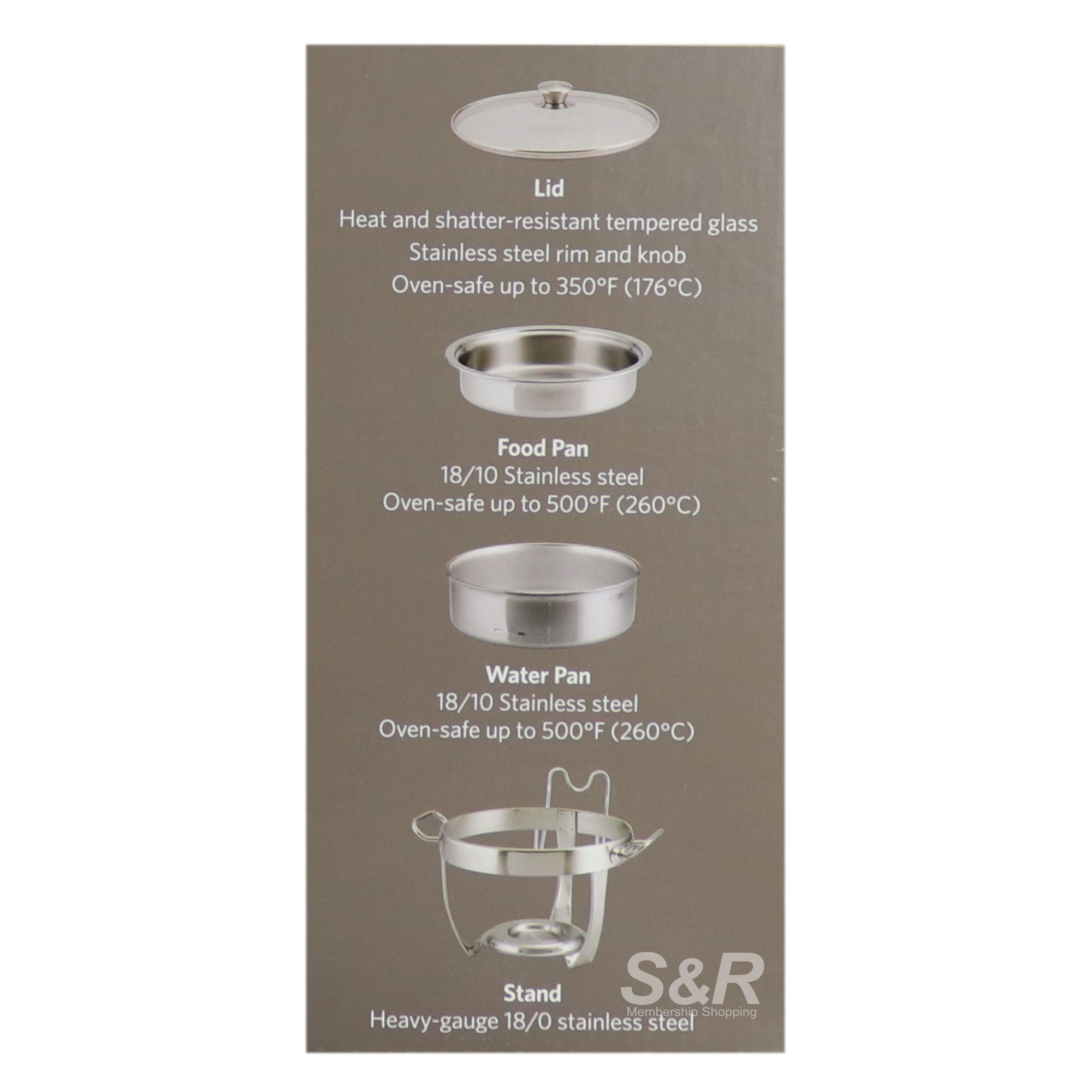 Tramontina Round Chafing Dish