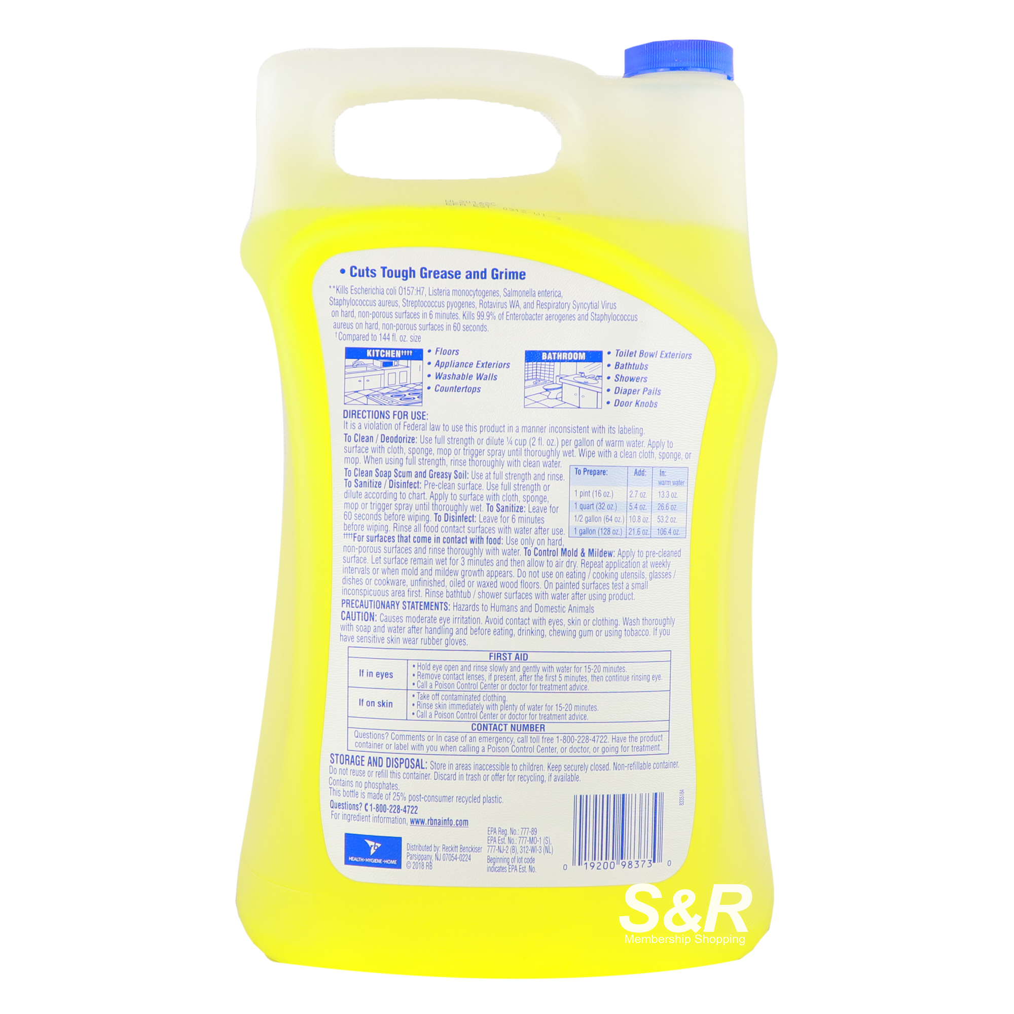 Lysol Clean and Fresh MultiSurface Sparkling Lemon and Sunflower