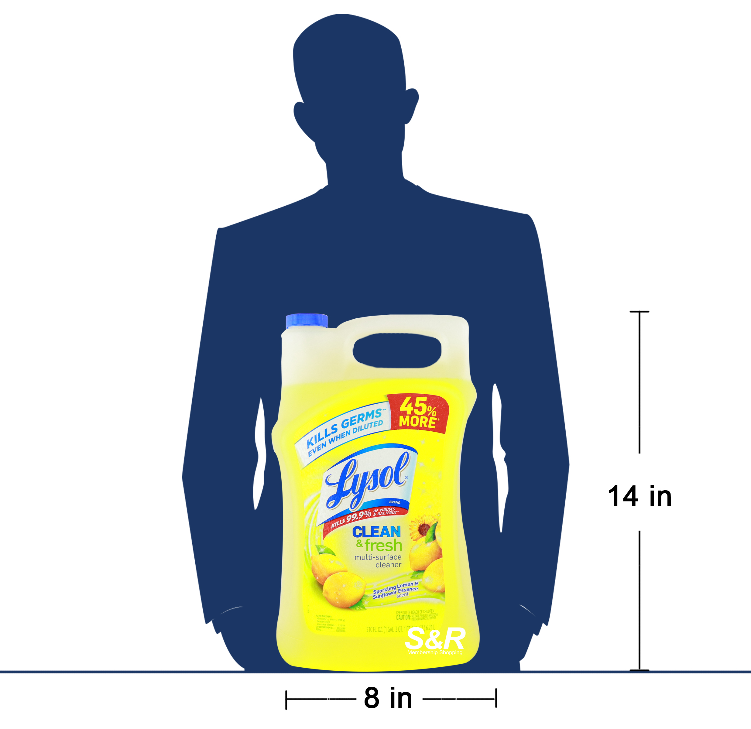 Lysol Clean and Fresh MultiSurface Sparkling Lemon and Sunflower