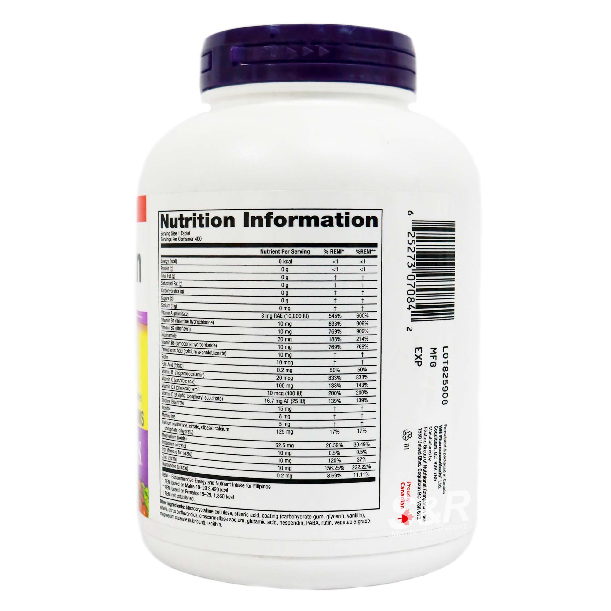 Webber Naturals Multi Vitamins