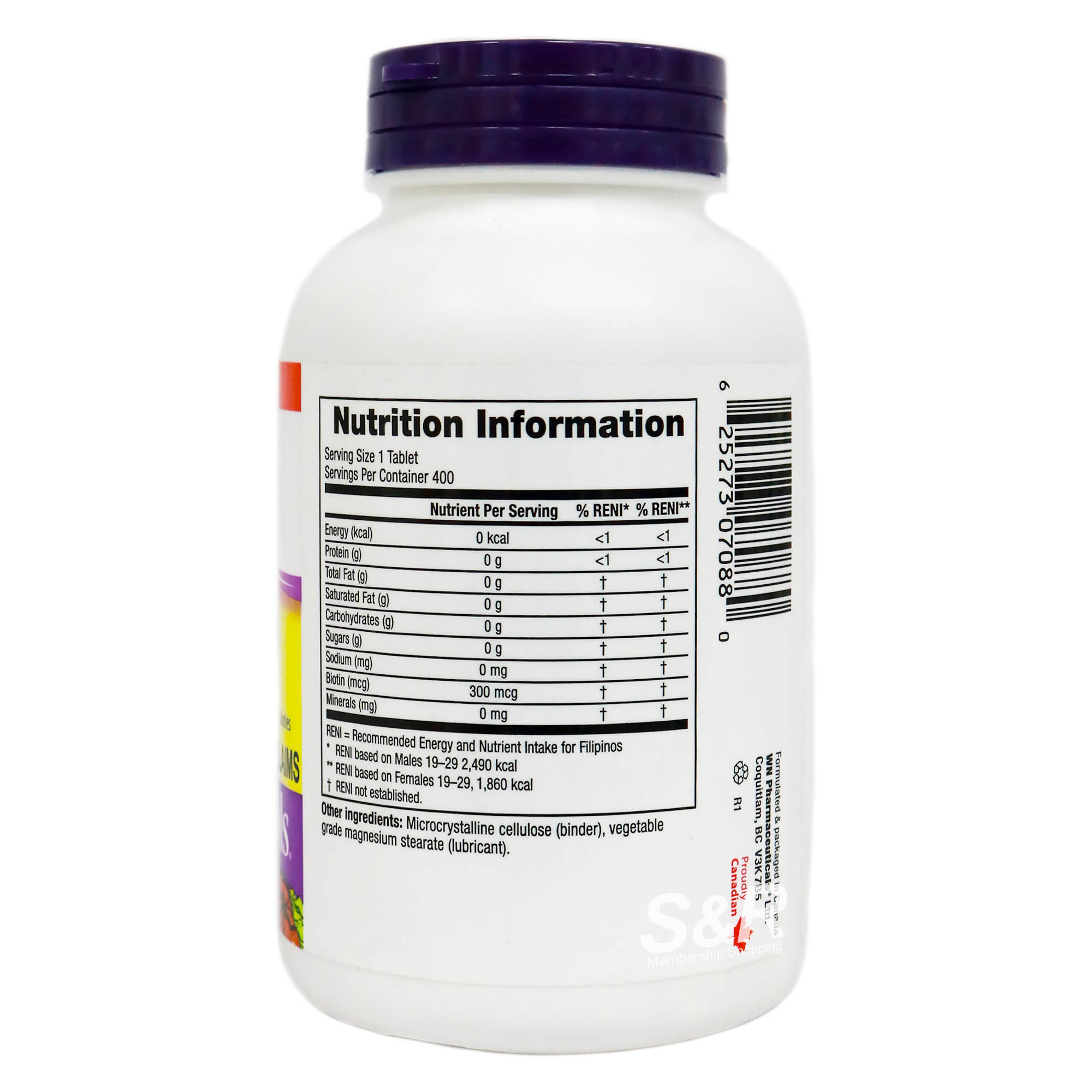 Webber Naturals Biotin
