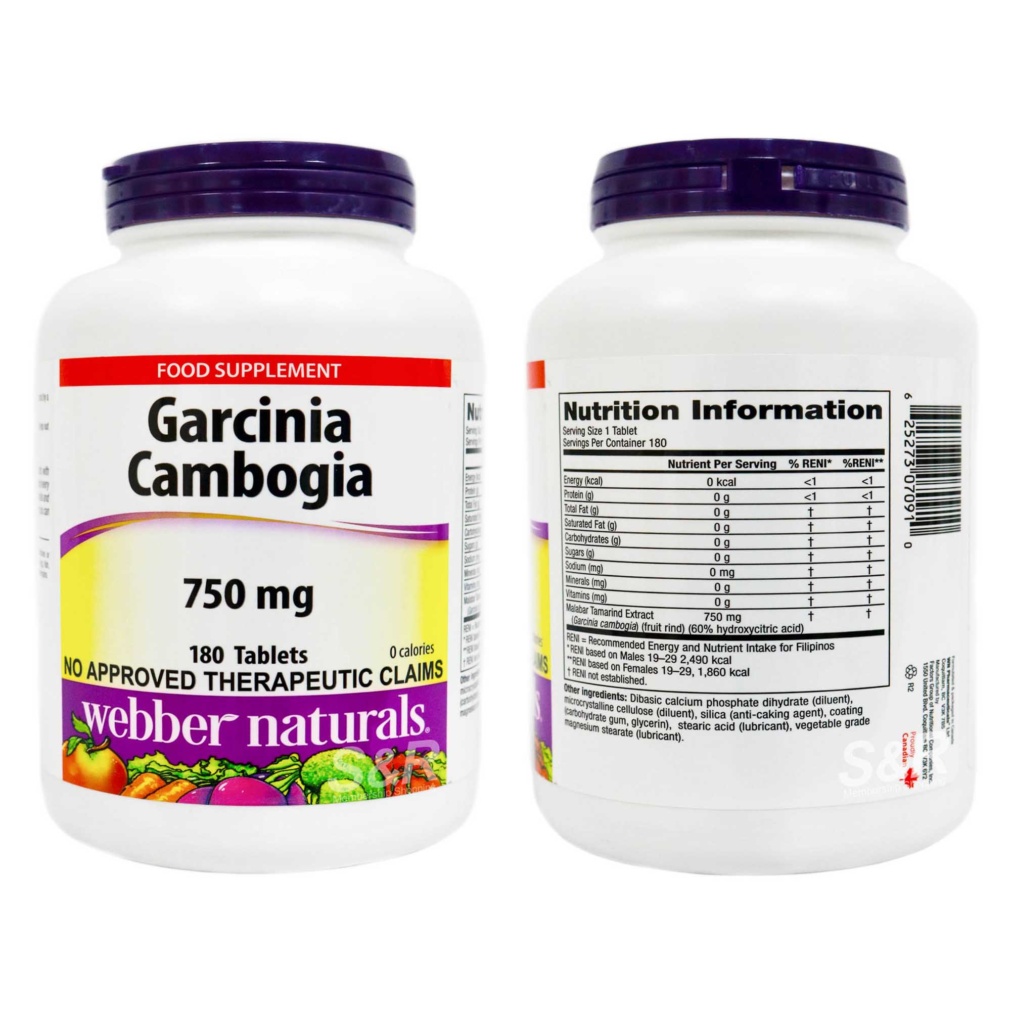 Webber Naturals Garcinia Cambogia