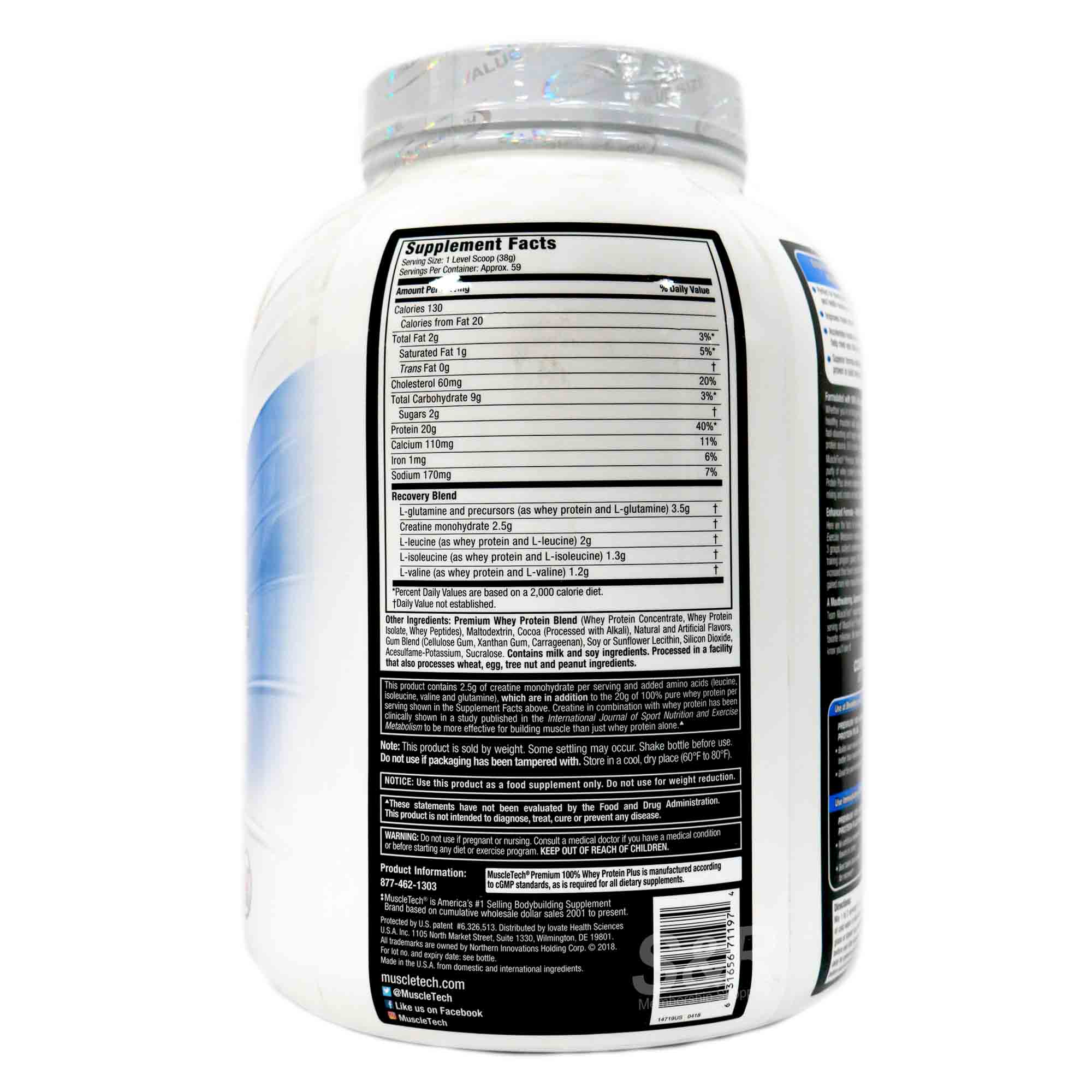 Muscletech Premium Whey Protein Plus
