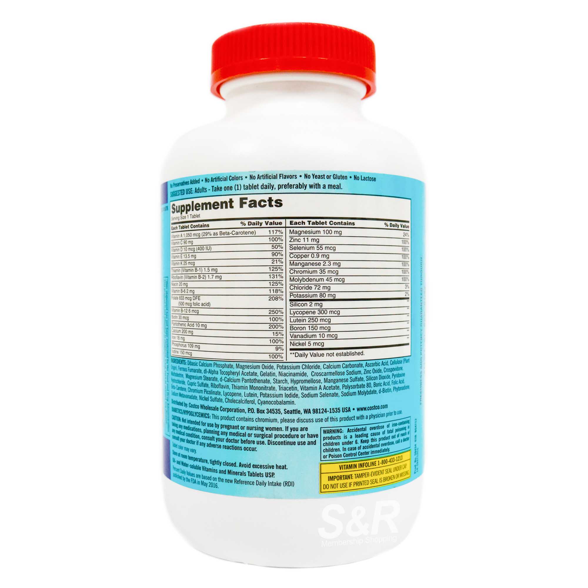 Kirkland Signature Daily Multi Vitamins & Mineral