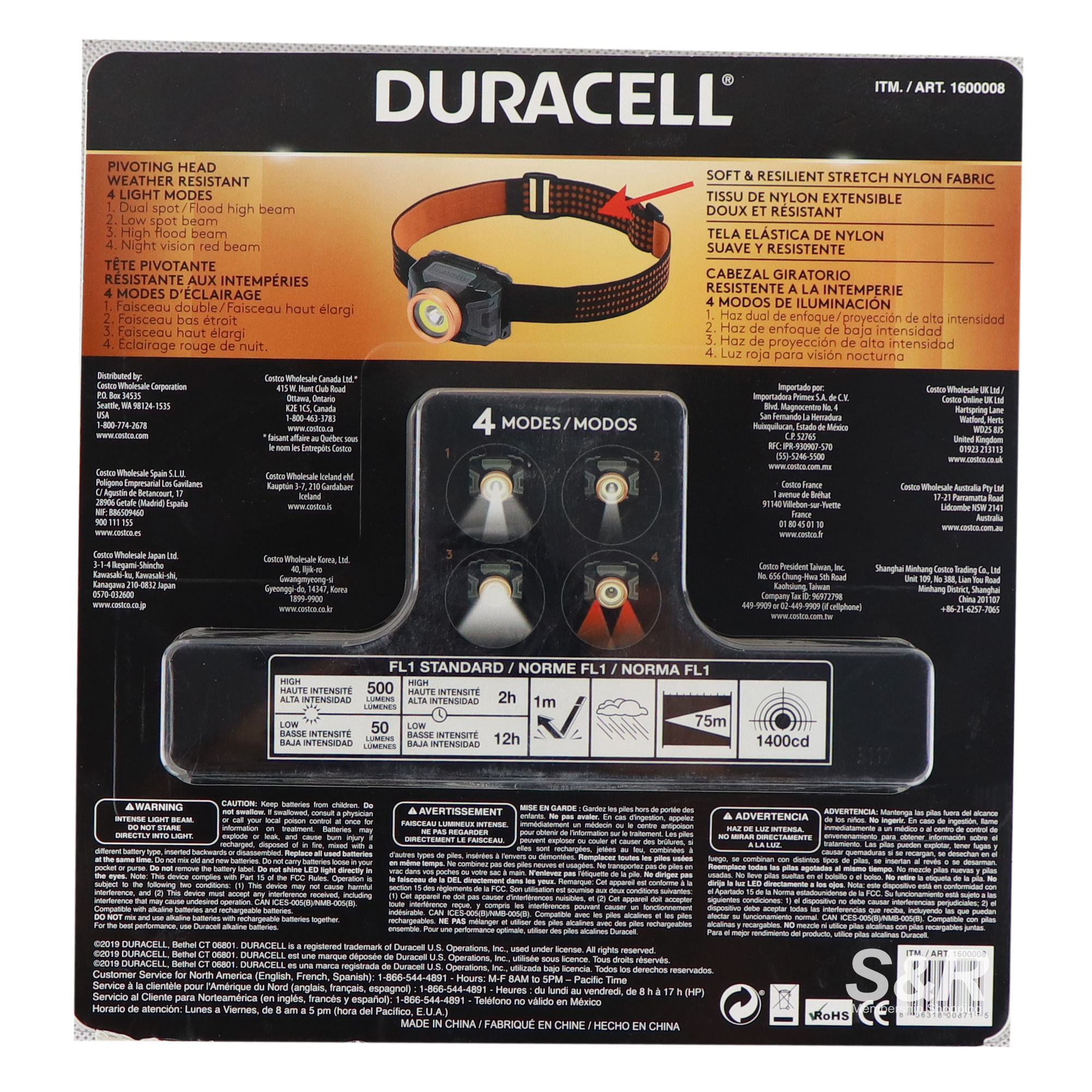 Duracell LED Headlamps